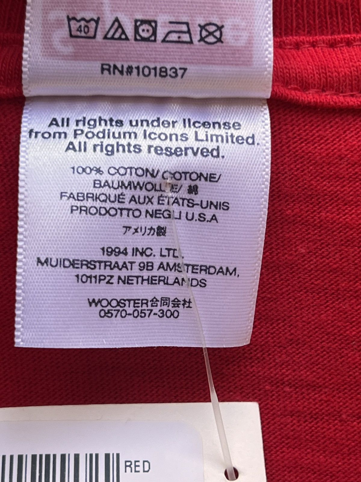 Supreme M Supreme Maradona Tee Red T-shirt football diego drugs new Size US M / EU 48-50 / 2 - 23 Thumbnail