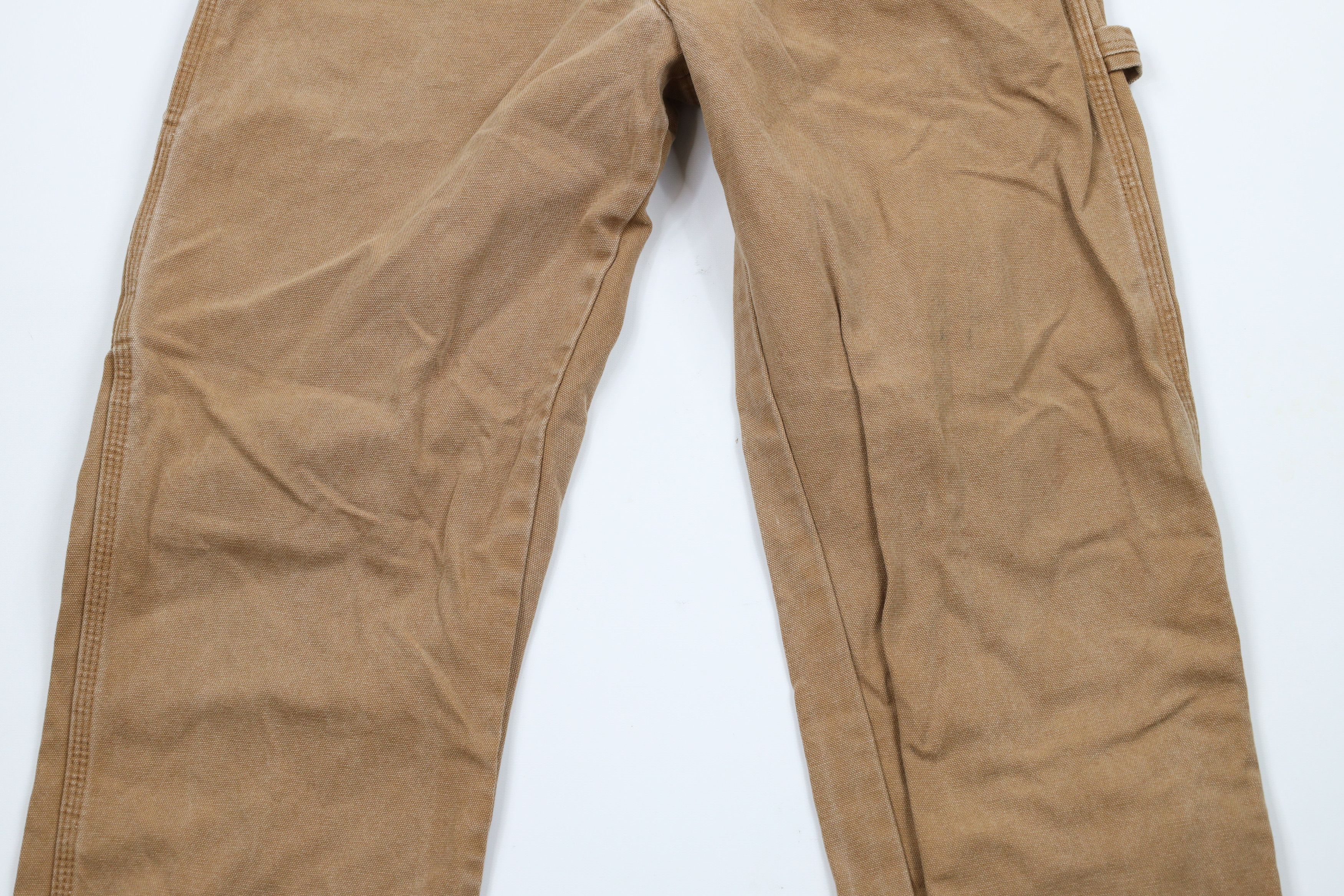 Dickies × Vintage Vintage Y2K Dickies Relaxed Canvas Wide Leg Dungaree Pants Size US 34 / EU 50 - 3 Thumbnail
