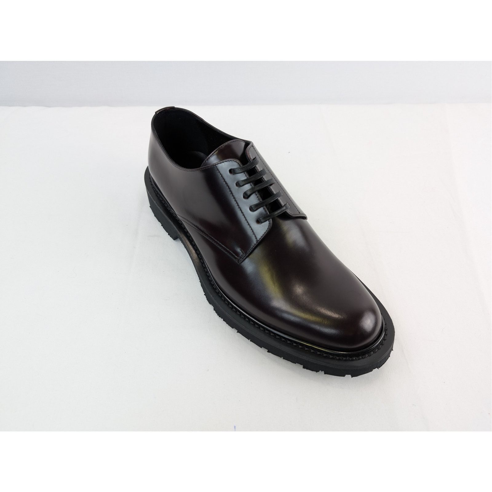 Saint Laurent Paris o1rshd1 Army 20 Derby Boots in Dark Wine (Burgundy) Size US 12 / EU 45 - 3 Thumbnail