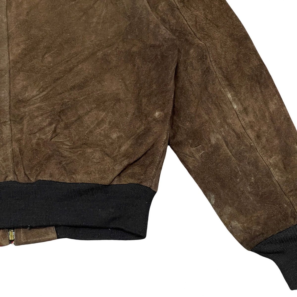 Schott Vintage Schott NYC Made in USA Suede Leather Bomber Jacket Size US M / EU 48-50 / 2 - 13 Thumbnail