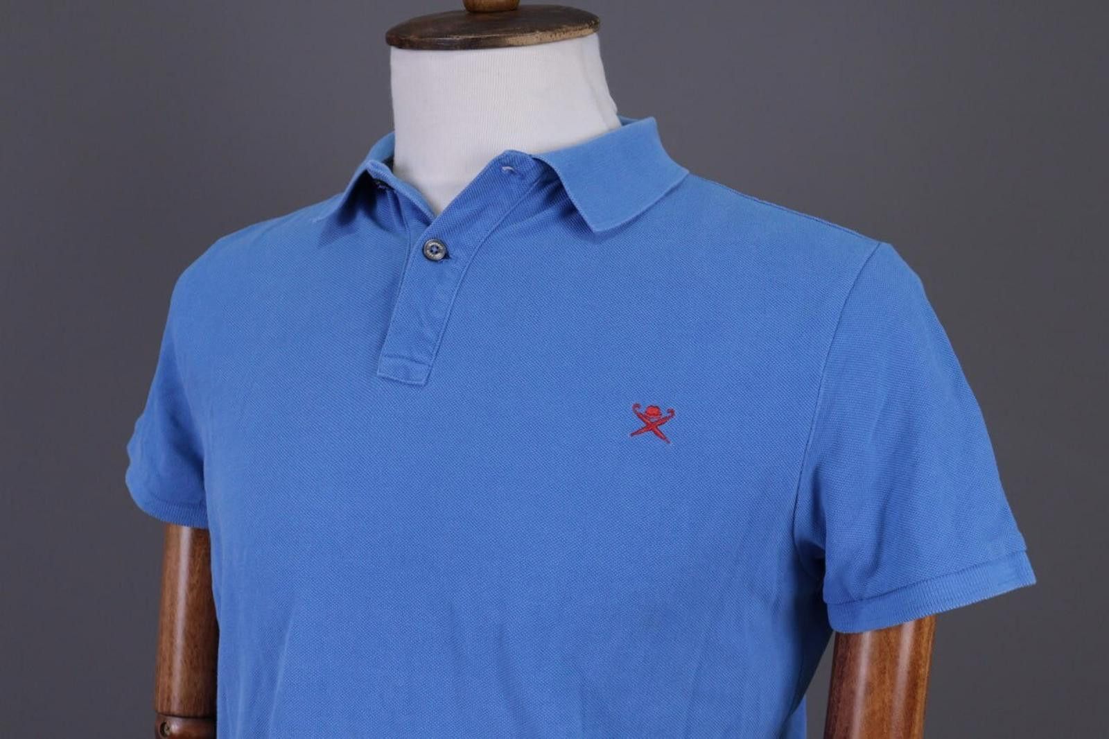Designer Hackett London Classsic Fit Blue Polo Summer Shirt Size M Size US M / EU 48-50 / 2 - 8 Thumbnail