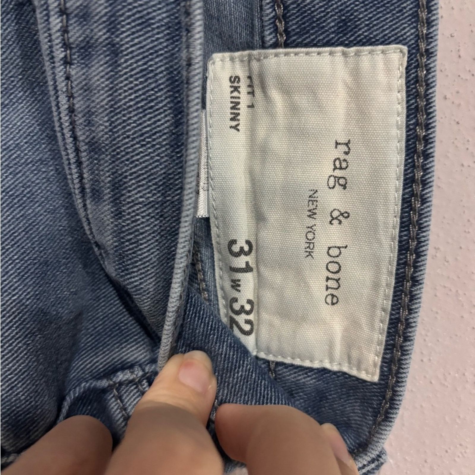 Rag & Bone rag & bone Men's Skinny Jeans Fit 1 31w, 32L Size US 31 - 2 Thumbnail