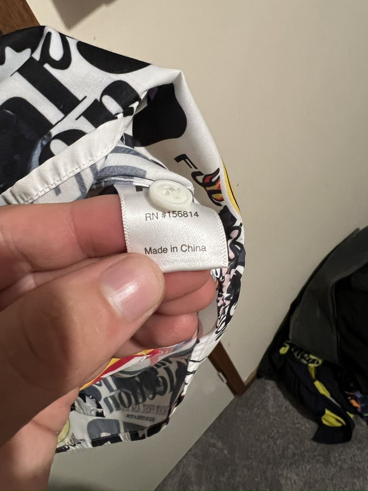 Fuck The Population FTP Archive Button Up White Size US L / EU 52-54 / 3 - 3 Thumbnail