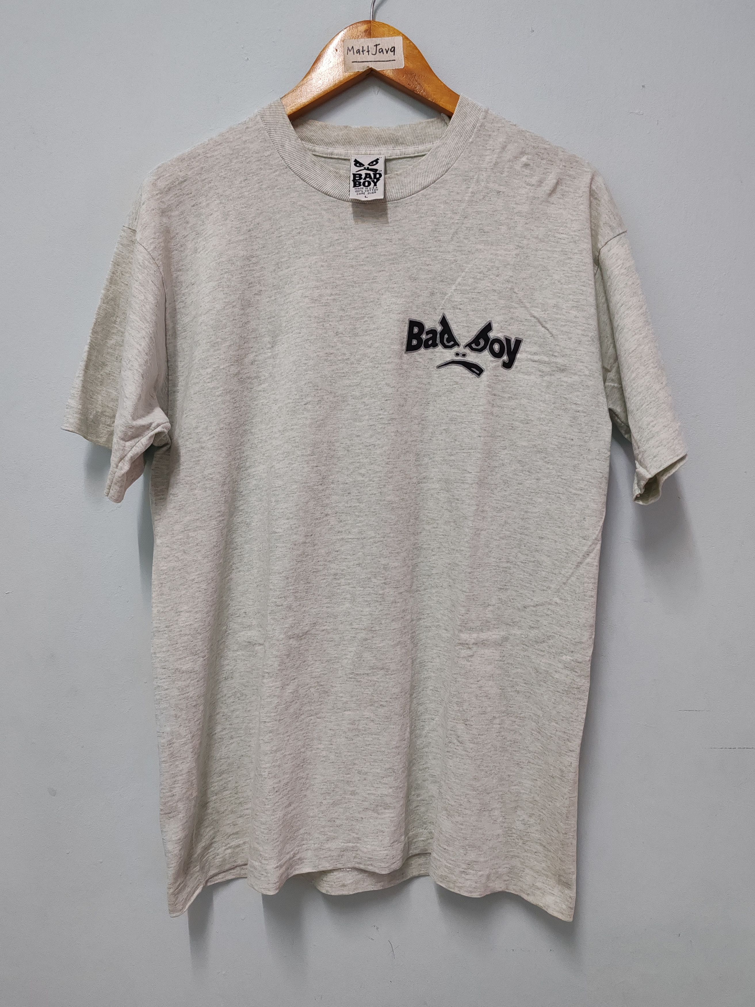 Rap Tees Vintage Bad Boy Rap Tee Big Logo Tupac Stitches Size US L / EU 52-54 / 3 - 2 Thumbnail