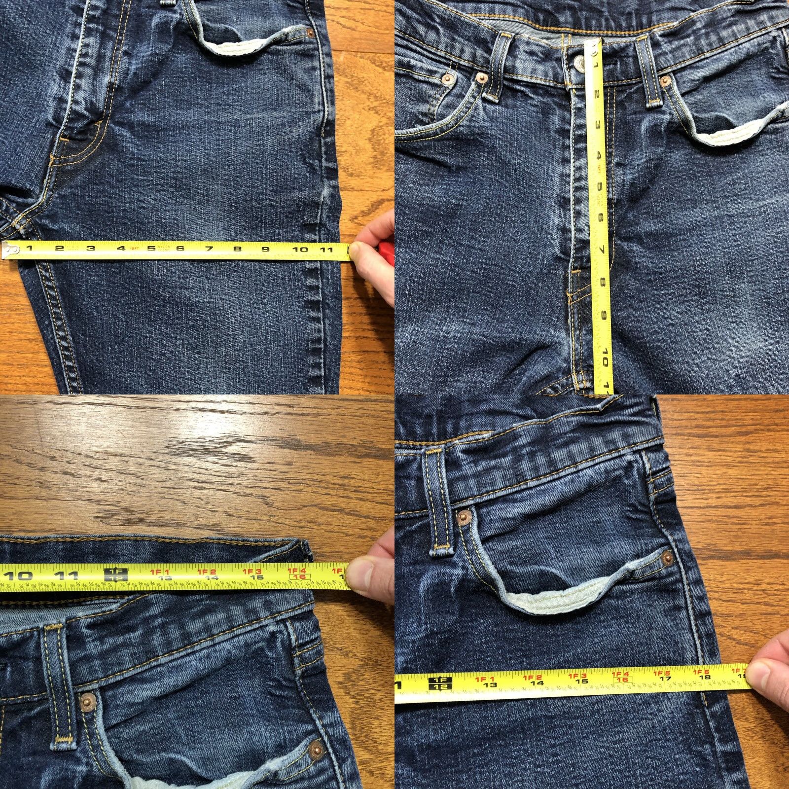 Levi's Levi's 514 Jeans Denim Blue 32x30 Regular Fit Mens Belt Loops 5-Pocket Western Cowboy USA Classic 80s 90s" Size US 32 / EU 48 - 9 Thumbnail