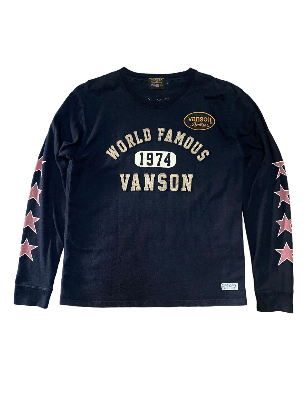 Vanson Leathers 💥Sport Specialties Vanson Leather Tshirt Size US M / EU 48-50 / 2 - 4 Thumbnail