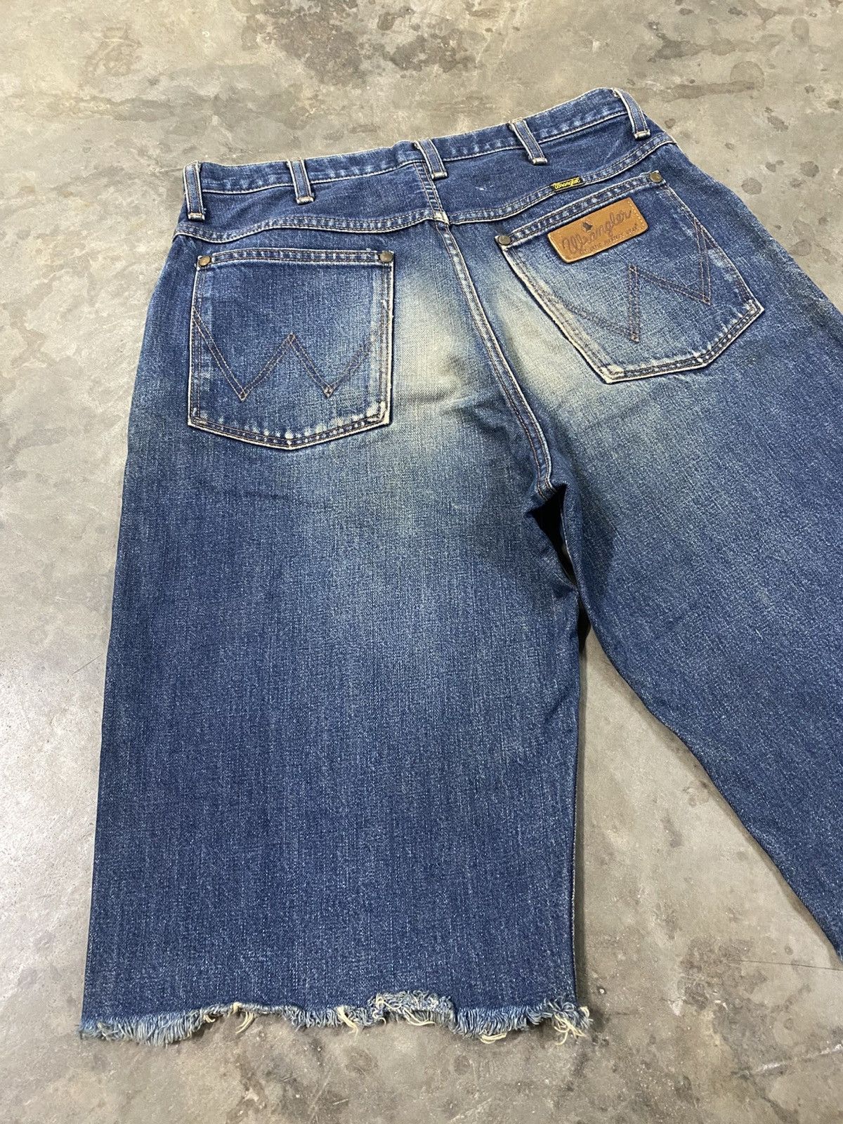 JNCO × Jean × Wrangler Vintage Wrangler Blue Bell Cropped Rusty Jeans @272 Size US 32 / EU 48 - 1 Thumbnail