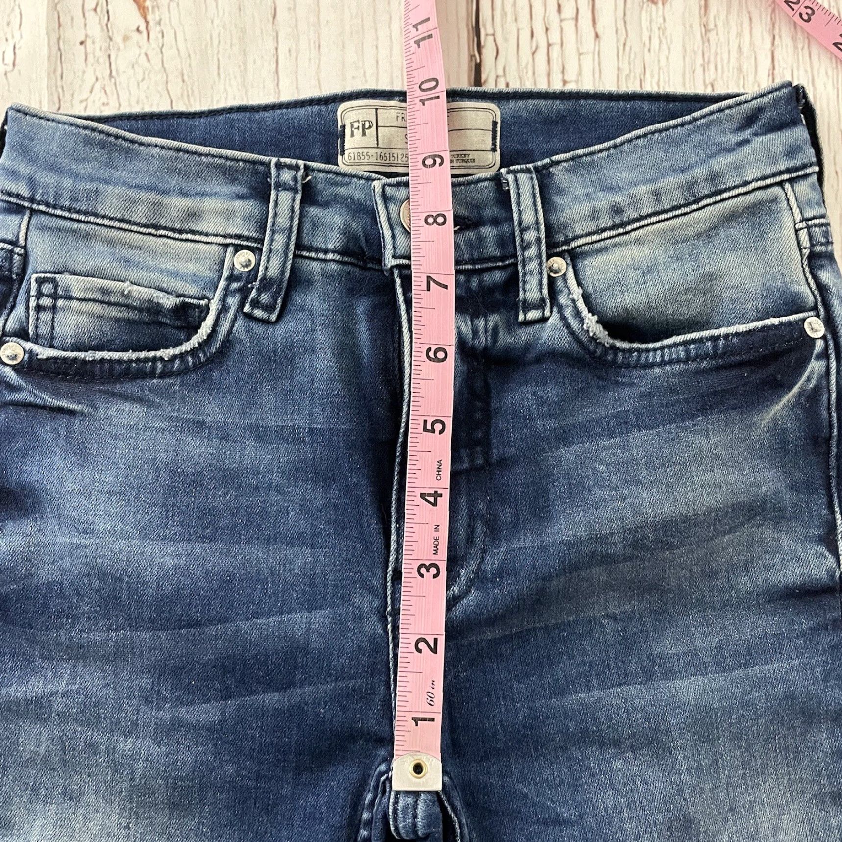 Free People Free People Jeans Denim Blue Skinny Womens 24 Size 42" / US 20 - 4 Thumbnail