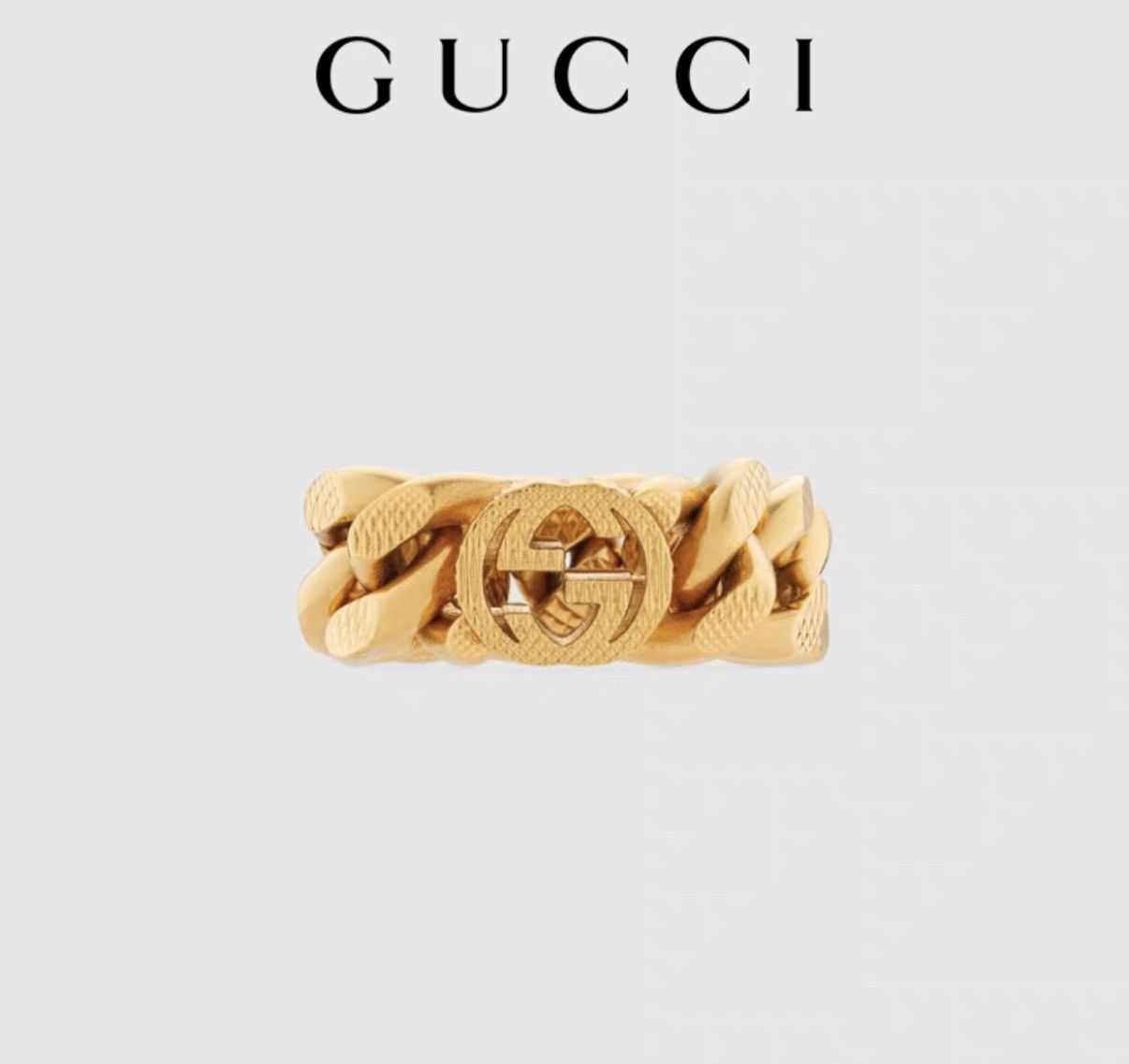 Gucci Gucci Double G Horsebit Ring J42 Size ONE SIZE - 4 Thumbnail