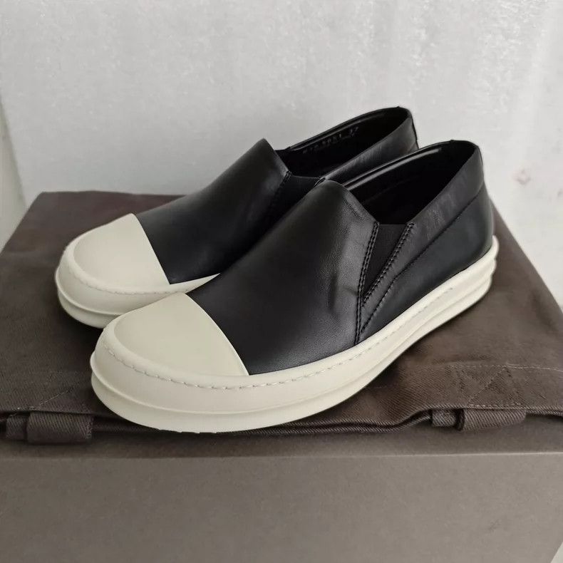 Rick Owens Rick Owens full leather mainline slip-on women's shoe Size US 5.5 / IT 35.5 - 1 Thumbnail