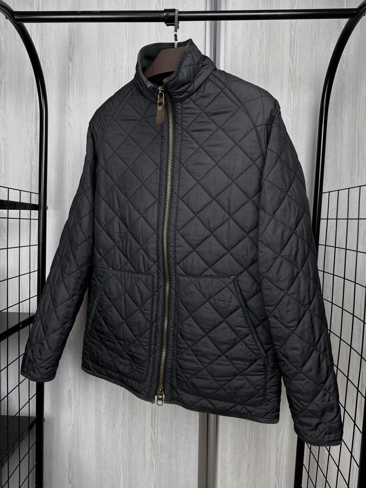 Polo Ralph Lauren Polo Ralph Lauren Jacket Quilted Trim Leather fleece lined Size US M / EU 48-50 / 2 - 7 Thumbnail