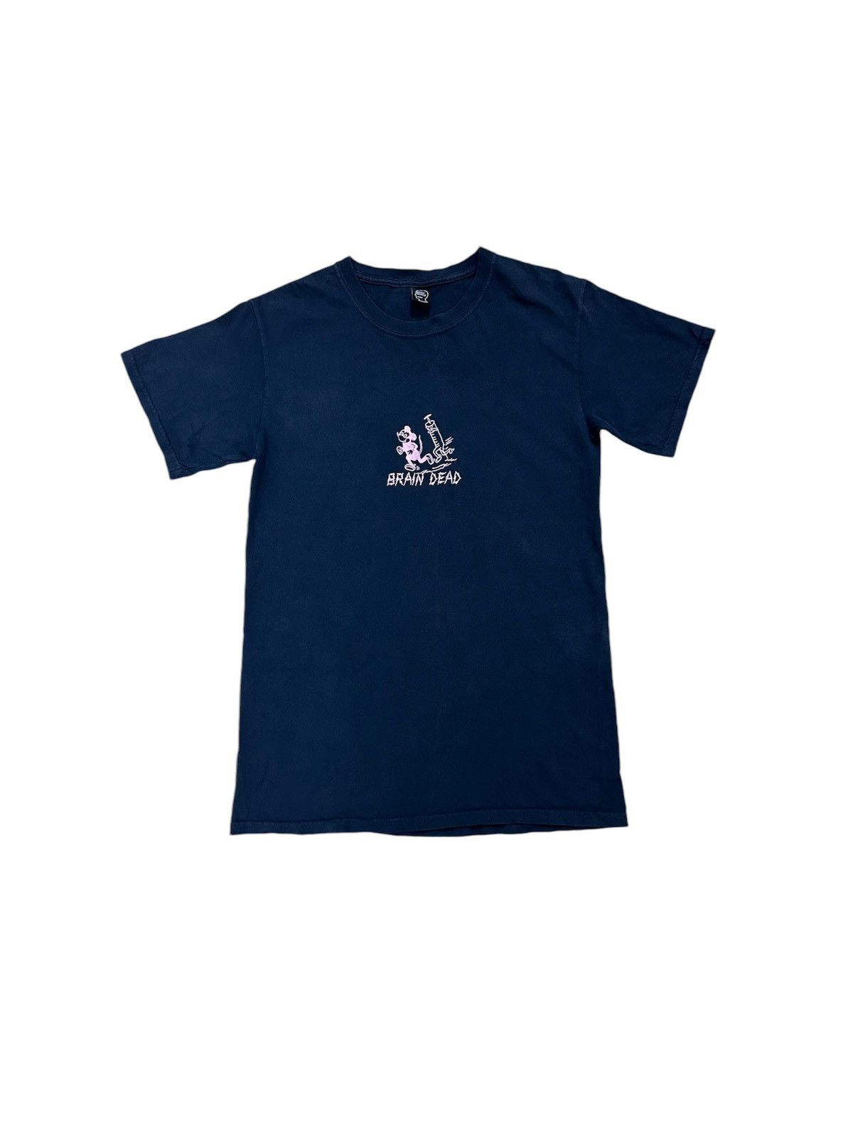 Brain Dead Mickey Mouse Needle Embroidery Tee