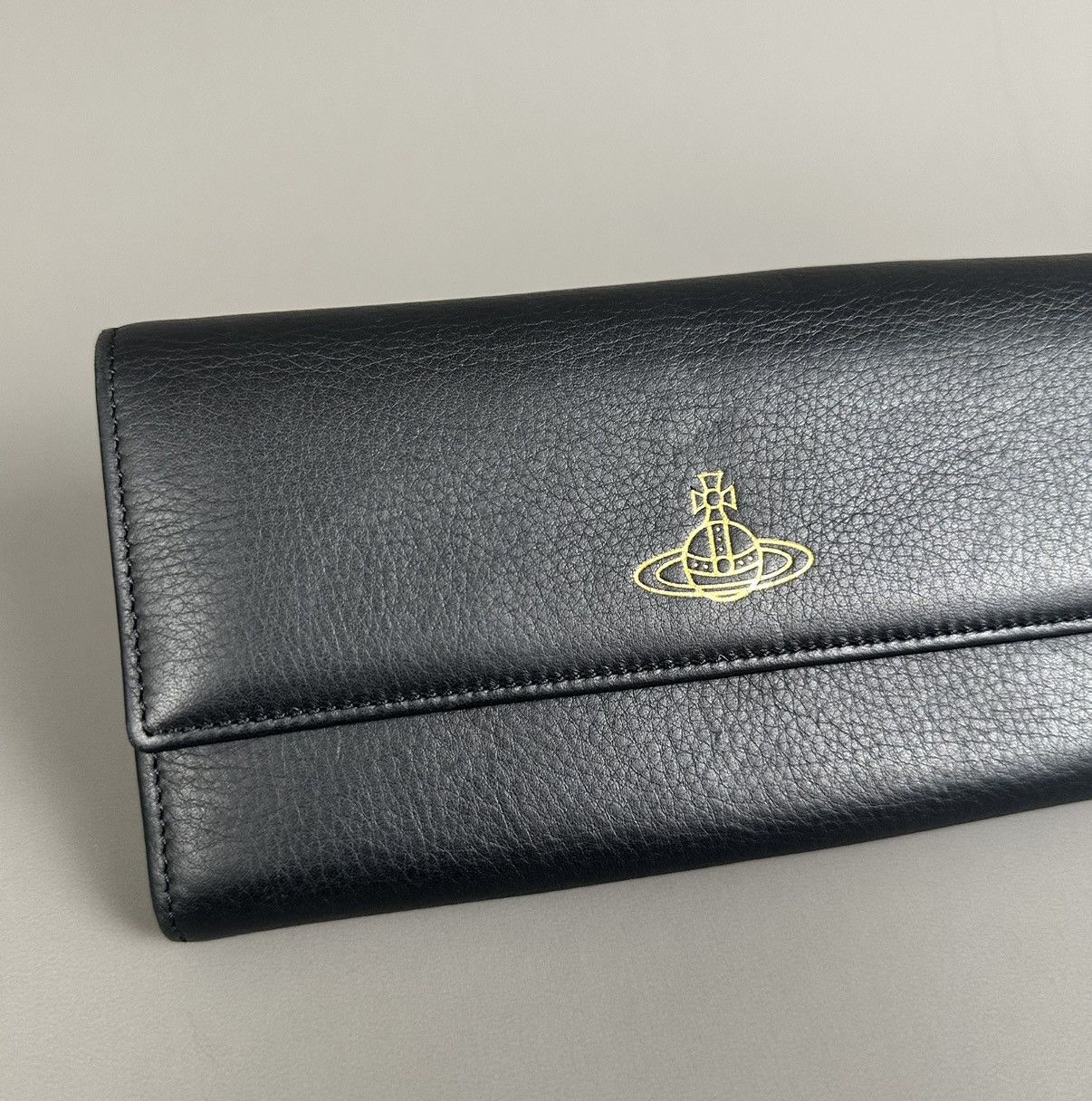 Vivienne Westwood Vivienne Westwood - Orb Logo Leather Spencer Long Wallet Size ONE SIZE - 3 Thumbnail