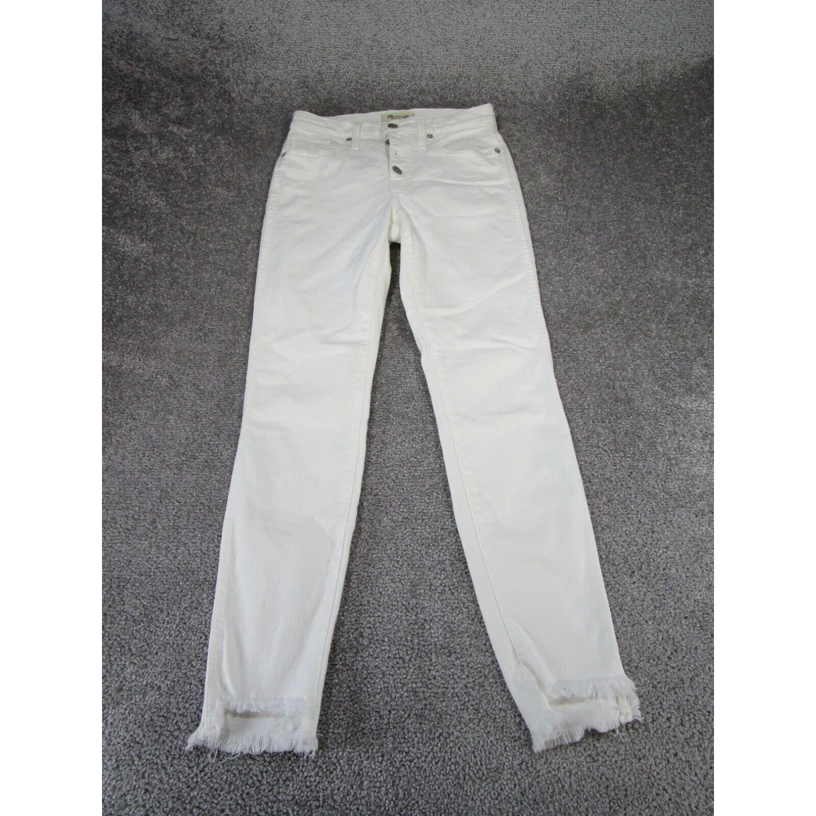 Madewell Madewell Womens 26 White Skinny Jeans Size 26" / US 2 / IT 38 - 1 Thumbnail