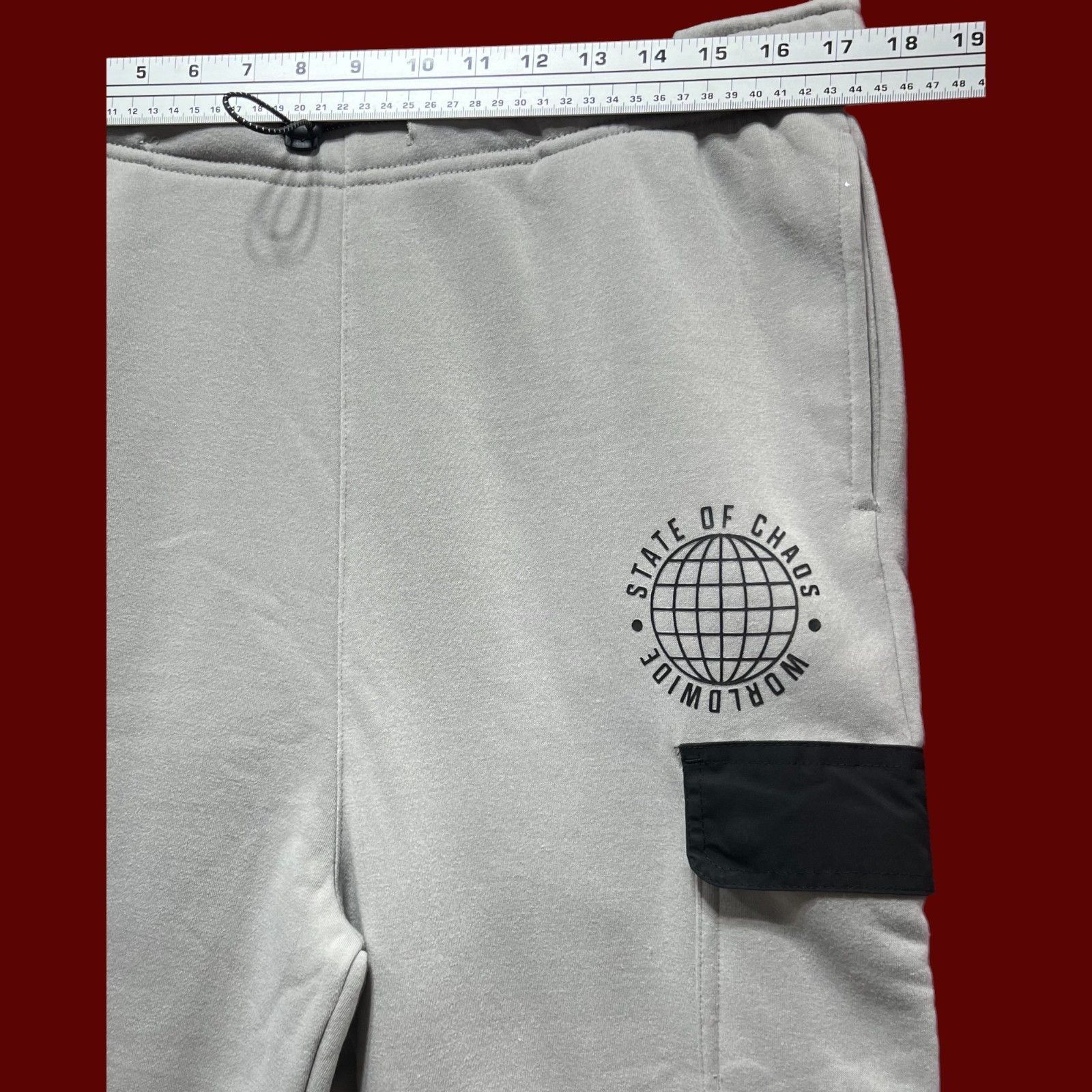 rue21 Rue 21 - Men's Cargo Sweatpants - Gray - Extra Large Size ONE SIZE - 3 Thumbnail