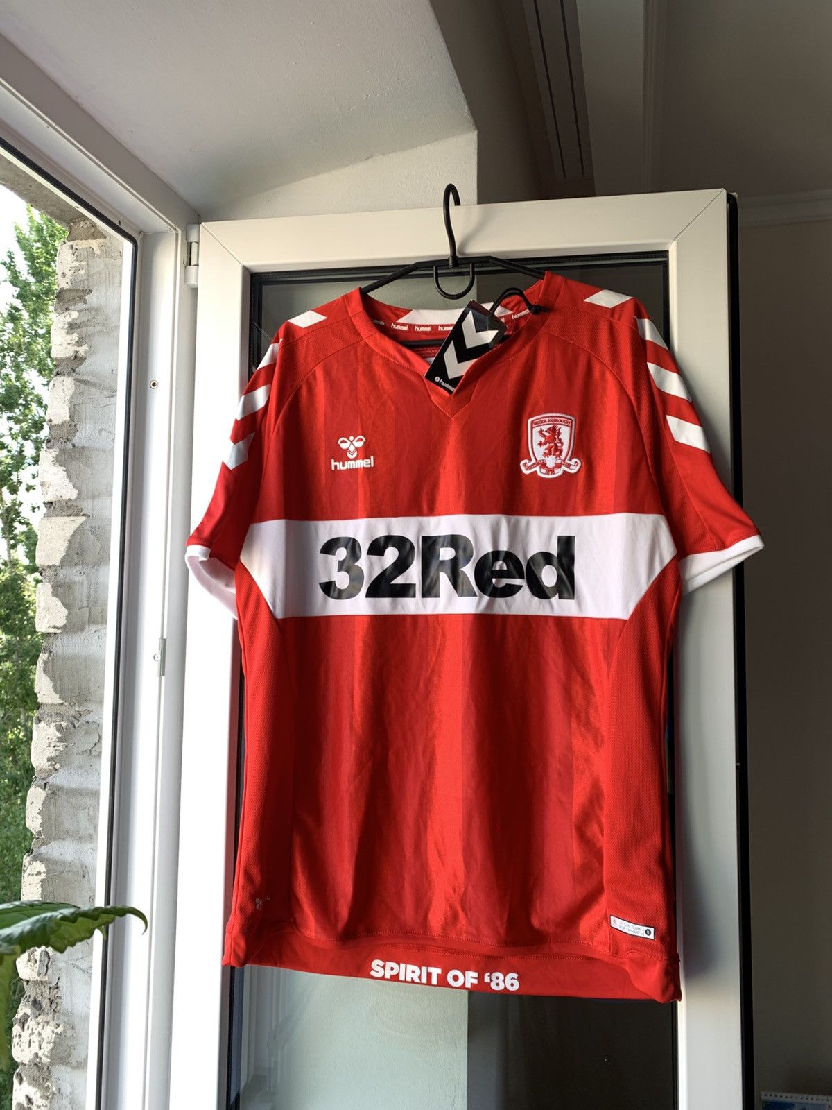 Hummel 🔥HUMMEL MIDDLESBROUGH 2018 2019 SOCCER JERSEY NEW WITH TAGS Size US L / EU 52-54 / 3 - 2 Thumbnail