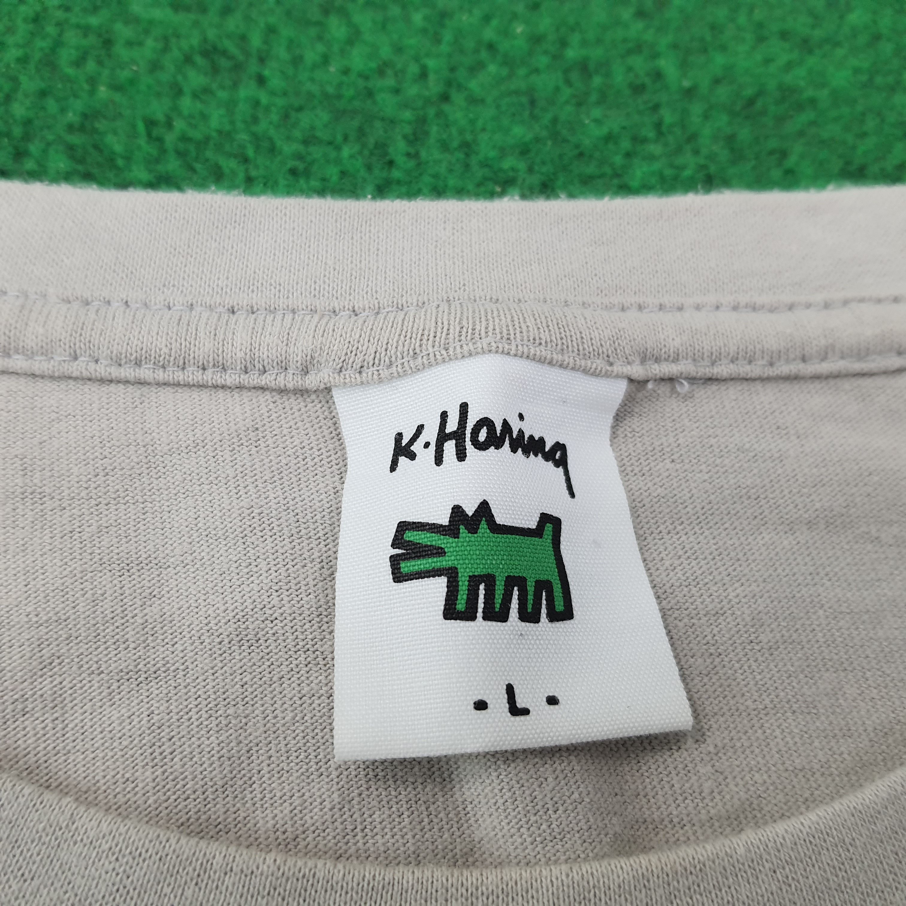Keith Haring Vintage Keith Haring Streetwear Skateboards Tshirt C223N77 Size US L / EU 52-54 / 3 - 6 Thumbnail