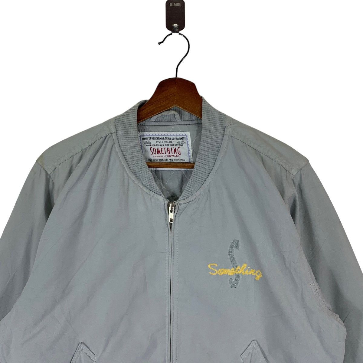 Edwin × Vintage VINTAGE 90s SOMETHING BY EDWIN BOMBER ZIPPER JACKET Size US M / EU 48-50 / 2 - 3 Thumbnail