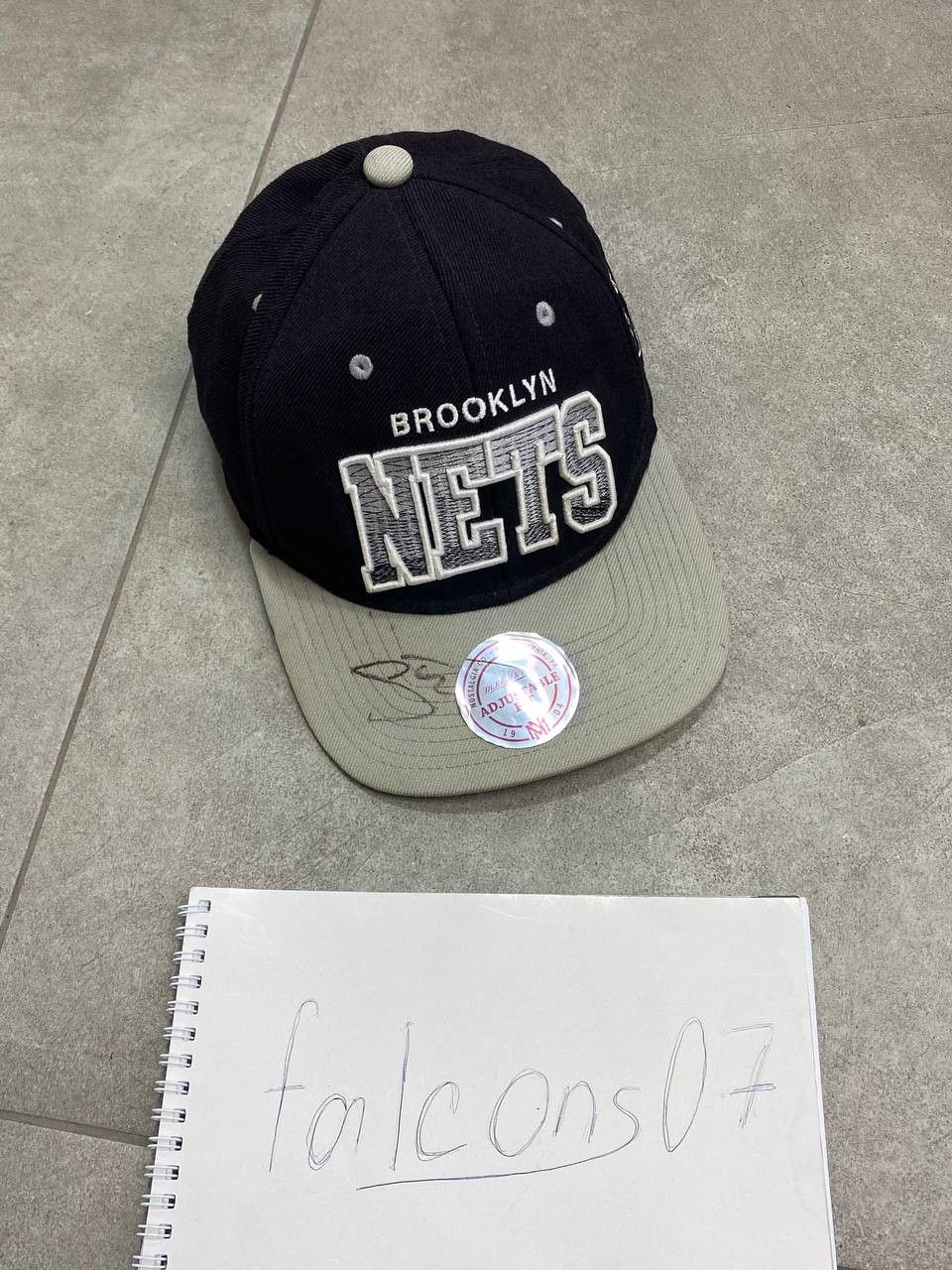 Mitchell & Ness Brooklyn Nets Signature Justin Bieber Cap Size ONE SIZE - 3 Thumbnail