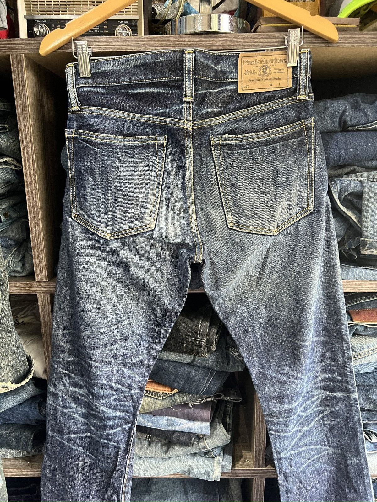 Japanese Brand 🔥Back Number Premium Vintage Flared Denim Size US 29 - 13 Thumbnail