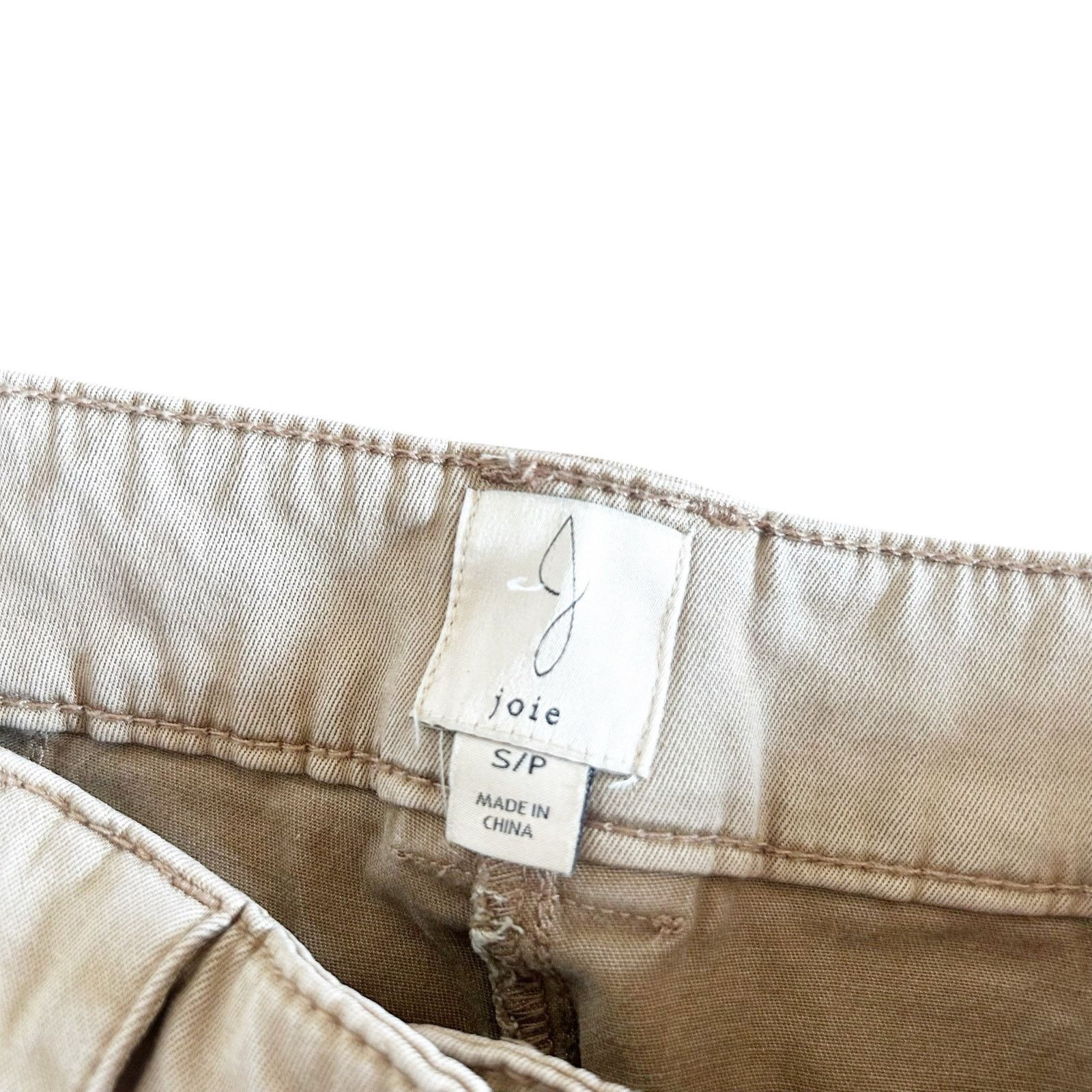 Joie Joie Tan Cargo Look Flat Front Pants Sz S Size 27" / US 4 / IT 40 - 2 Thumbnail