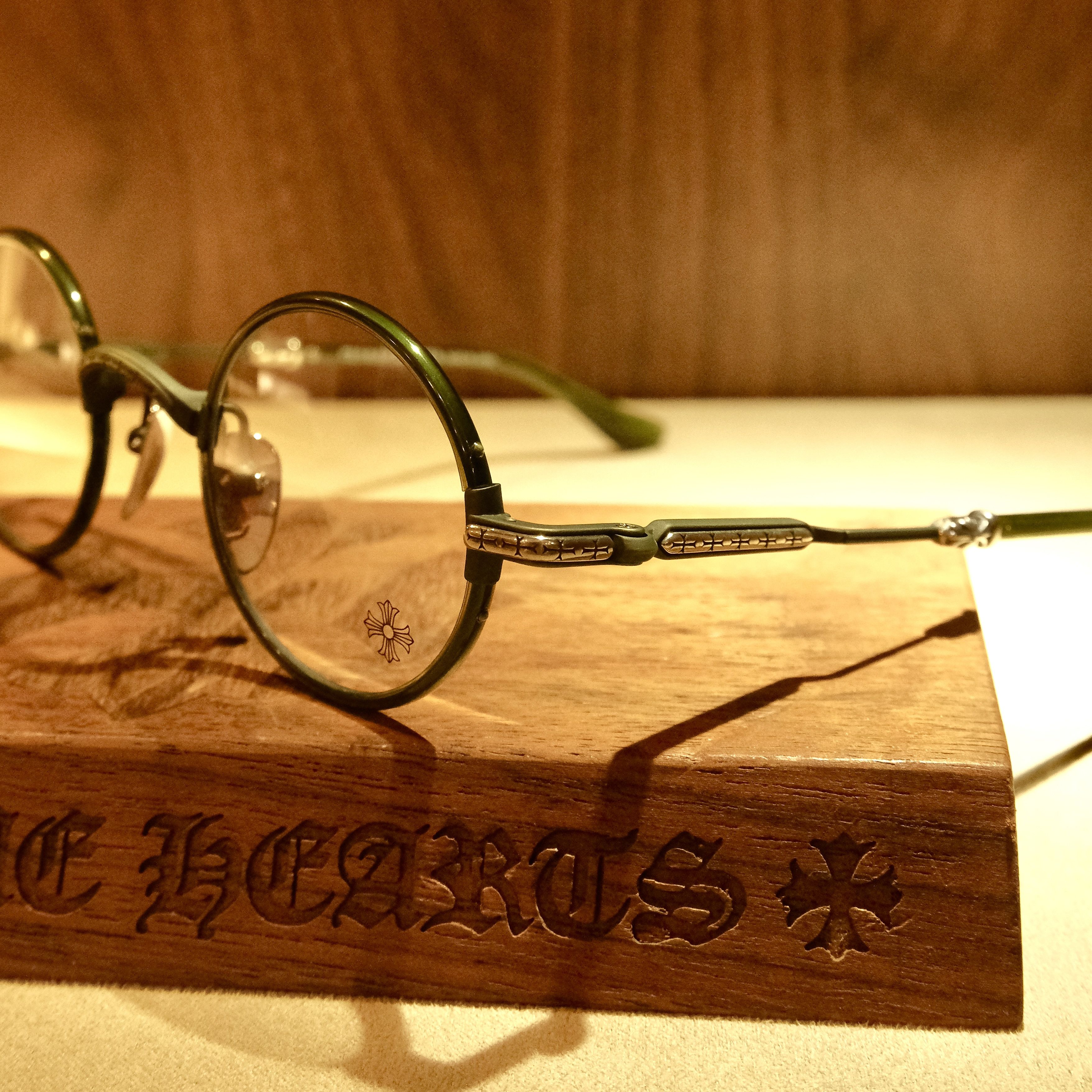 Chrome Hearts CHROME HEARTS EDITH F DARK OLIVE GLASSES Size ONE SIZE - 8 Thumbnail