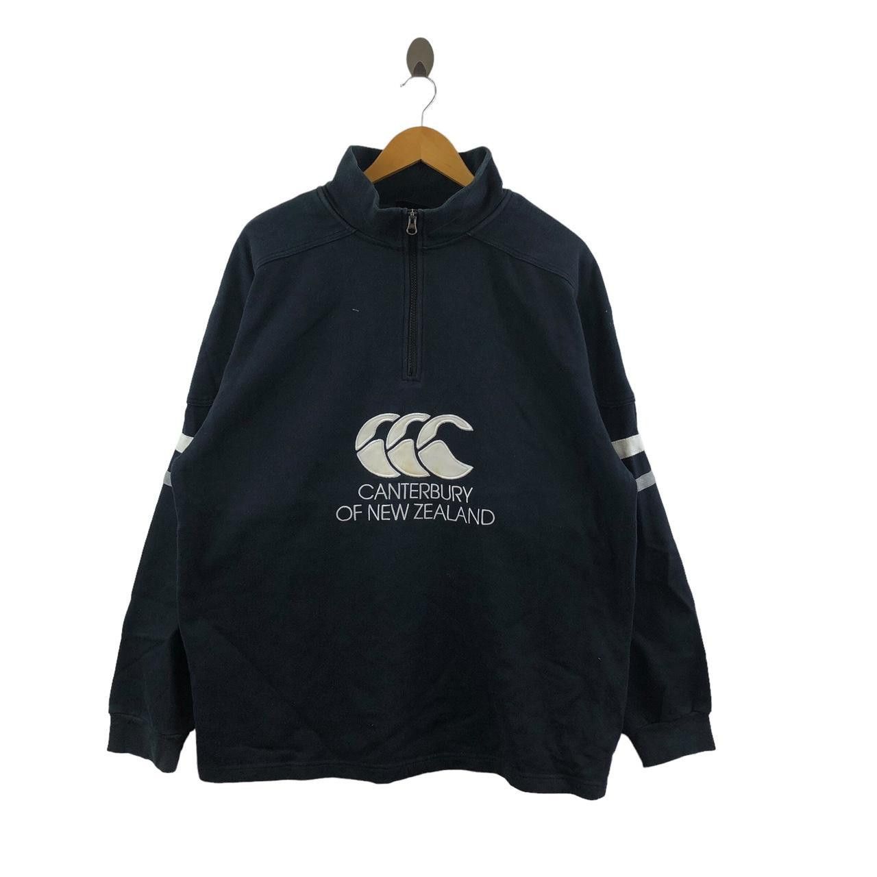 Canterbury of New Zealand Vintage CANTERBURY NEW ZEALAND Half Zipper Sweater Jacket Size US XXL / EU 58 / 5 - 1 Thumbnail