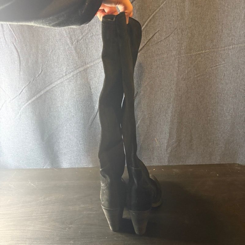 Blondo Blondo Willow Waterproof Tall Boot Black Suede Size 9 M Size US 9 / IT 39 - 9 Thumbnail