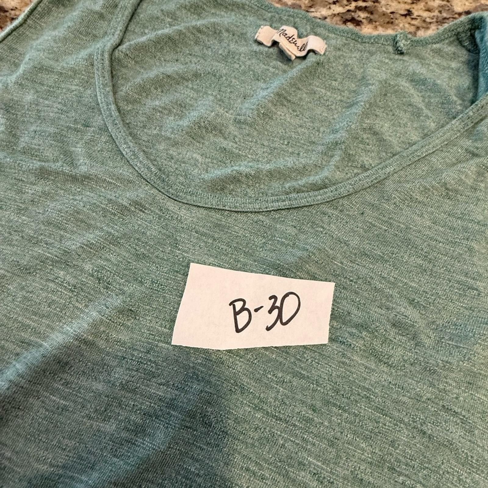 Madewell Madewell heather teal green tank top SZ XXS Size XXS / US 00 / IT 34 - 10 Thumbnail