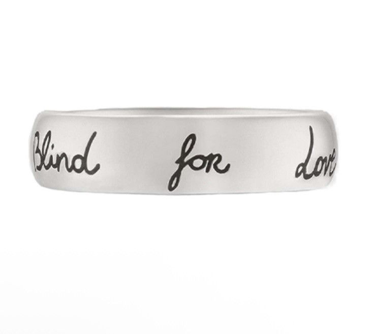Gucci Gucci Blind for Love Ring Silver Ag 925 455247 Size ONE SIZE - 1 Thumbnail