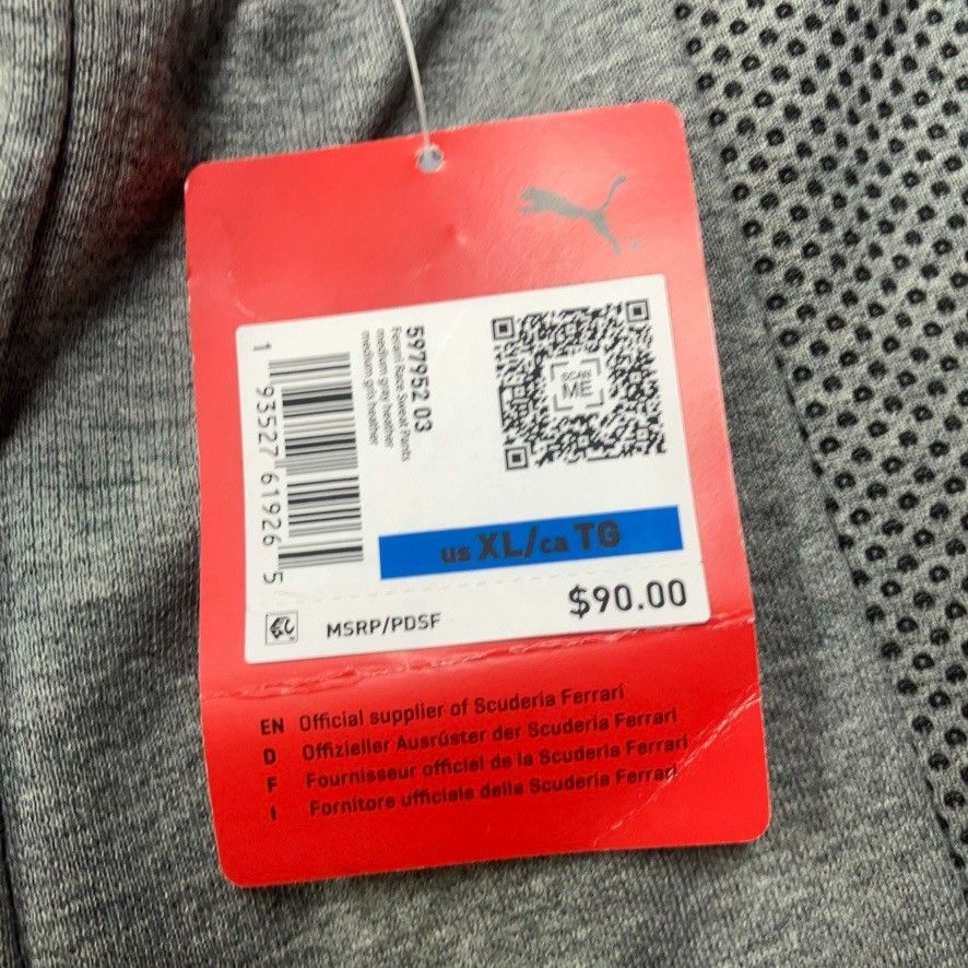 Puma NWT XL Puma Scuderia Ferrari Grey Sweatpants Formula 1 Size US 36 / EU 52 - 5 Thumbnail
