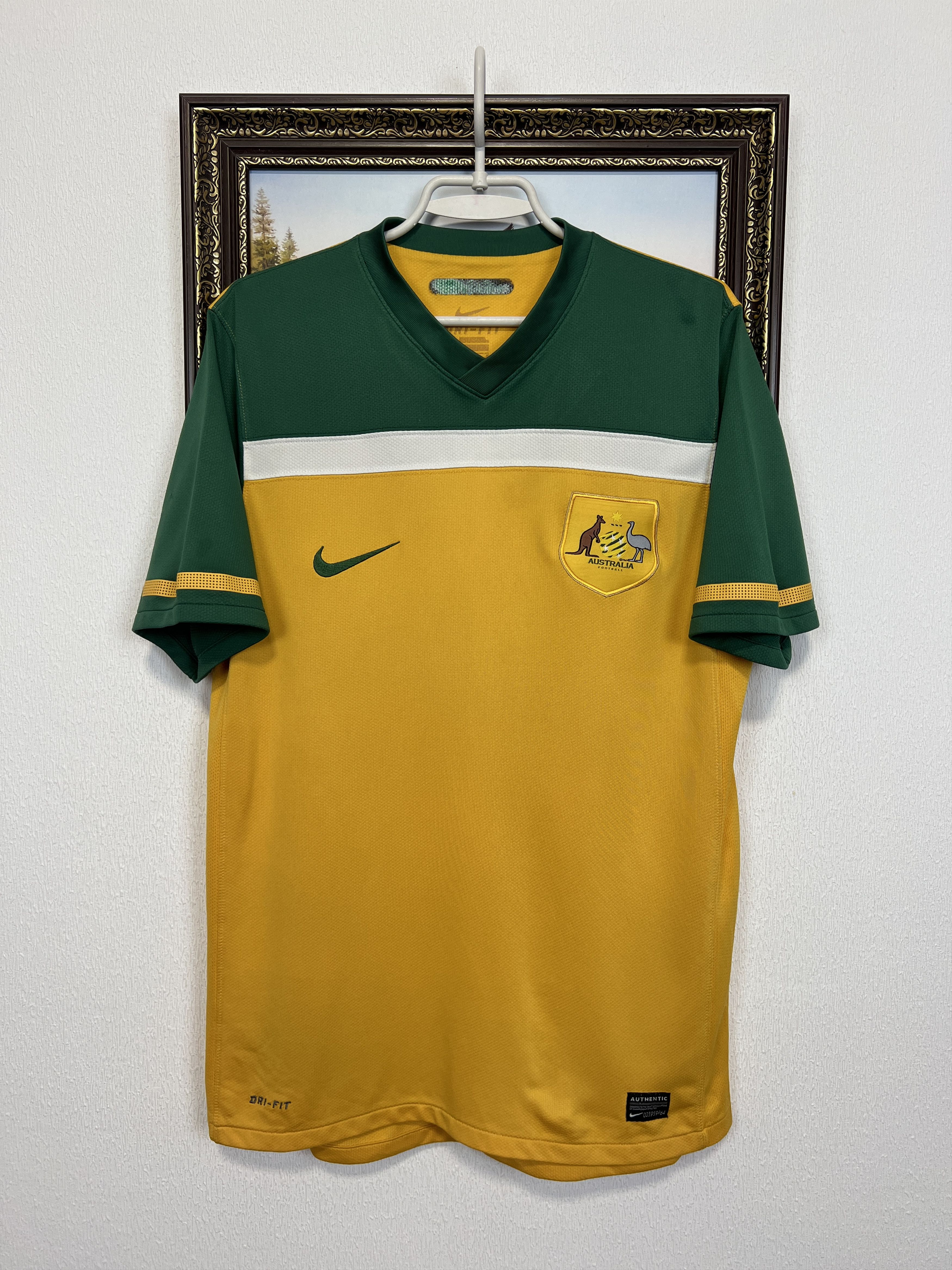 Nike Australia football shirt Soccer Jersey National Team Trikot Size US M / EU 48-50 / 2 - 1 Thumbnail