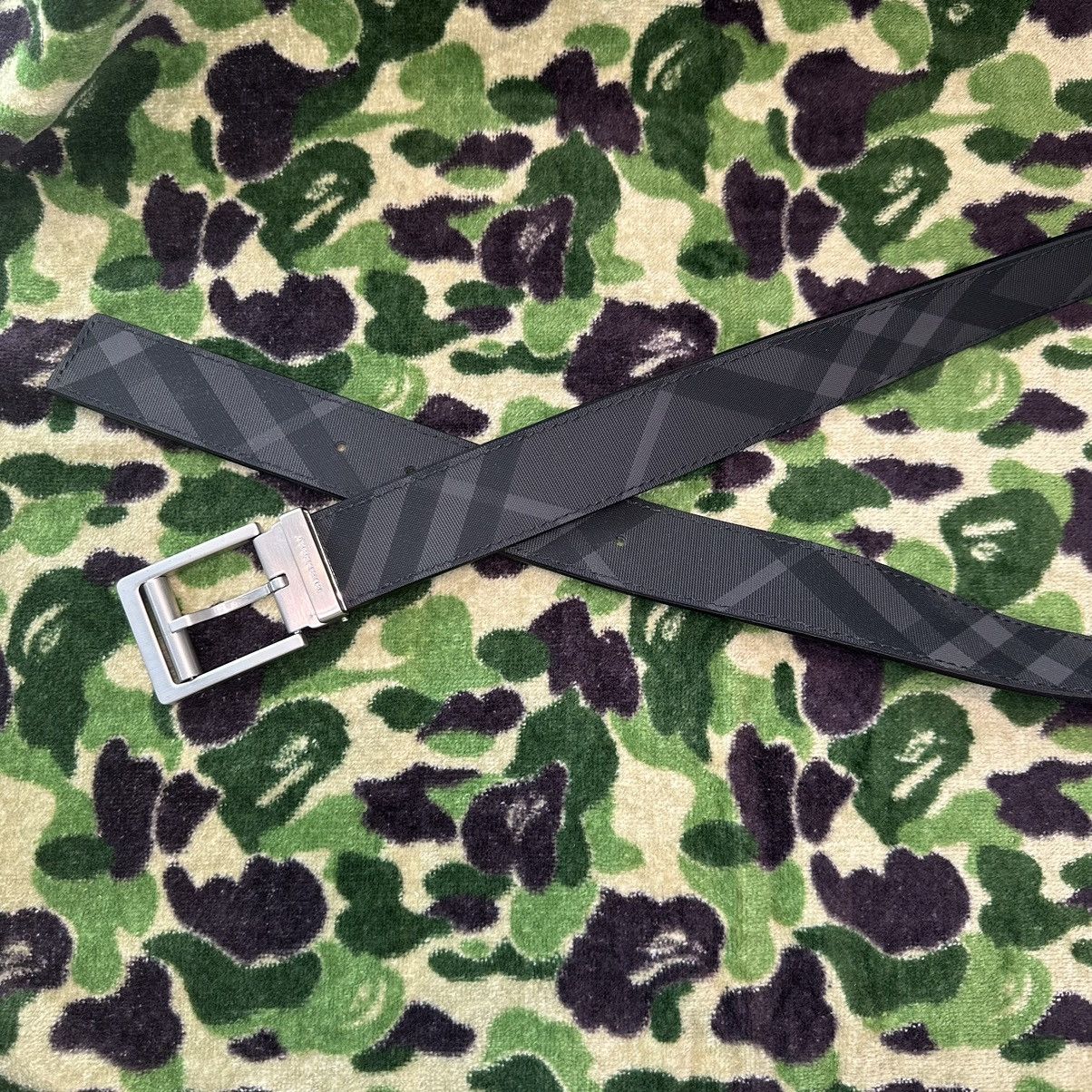 Burberry burberry monogram pattern belt 105 42 italy made Size 36 - 2 Thumbnail