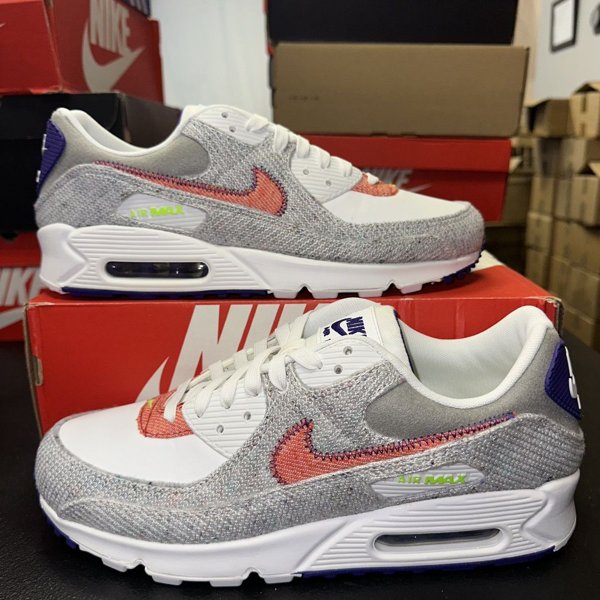 Nike Size 11 - Nike Air Max Recycled Jerseys Pack CT1684-100 Size US 11 / EU 44 - 1 Thumbnail