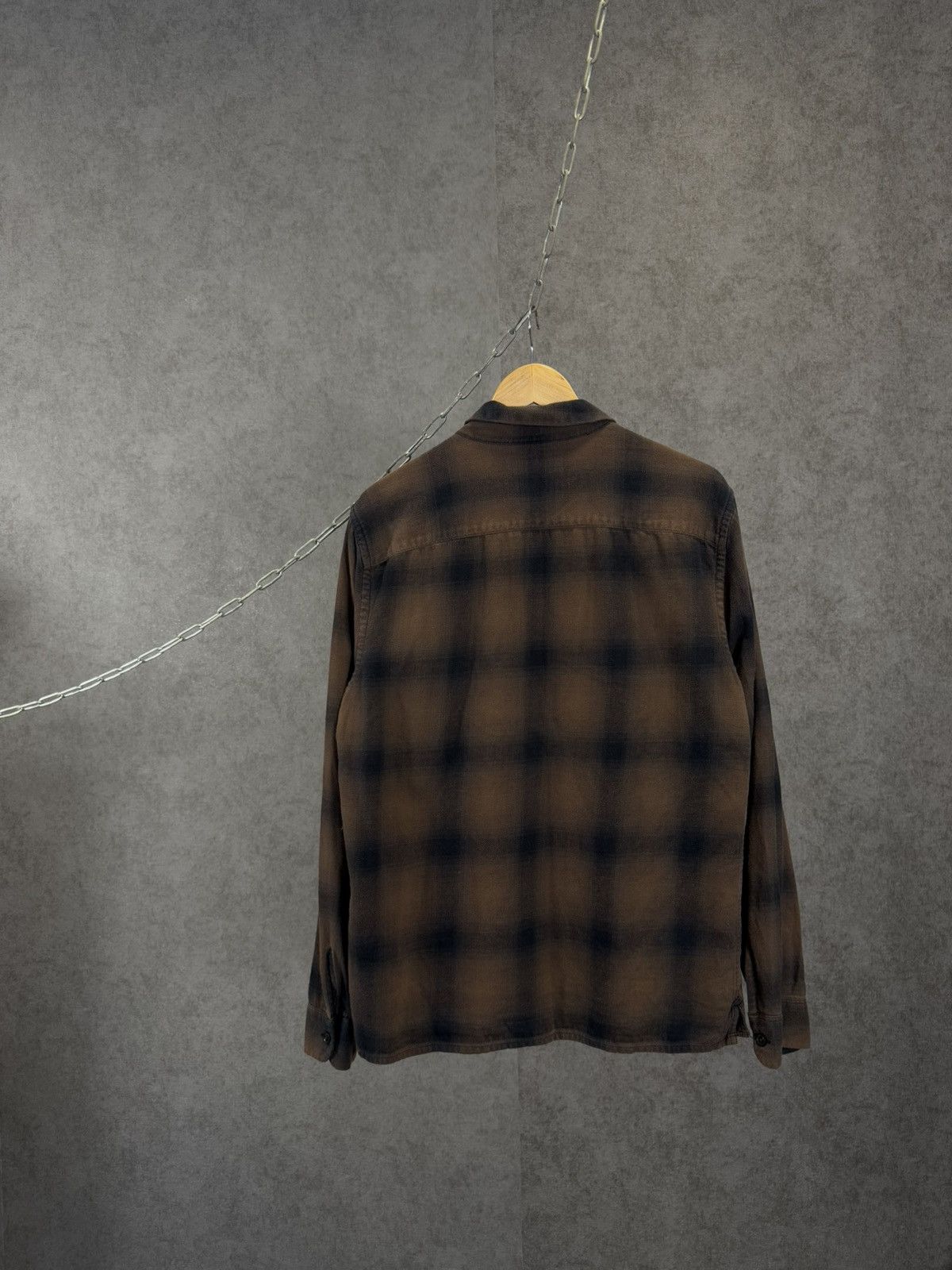 Allsaints Allsaints designer flannel shirt Size US L / EU 52-54 / 3 - 6 Thumbnail