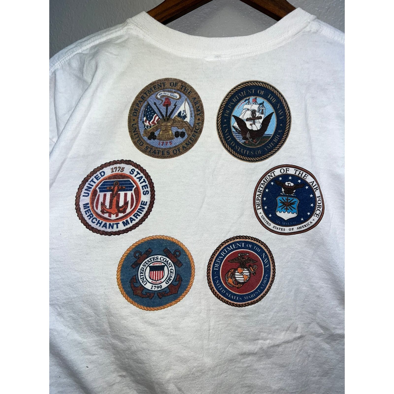 Gildan Y2K Tribute Garden Colorado Army Air Force Soldier Shirt L Size US L / EU 52-54 / 3 - 6 Thumbnail