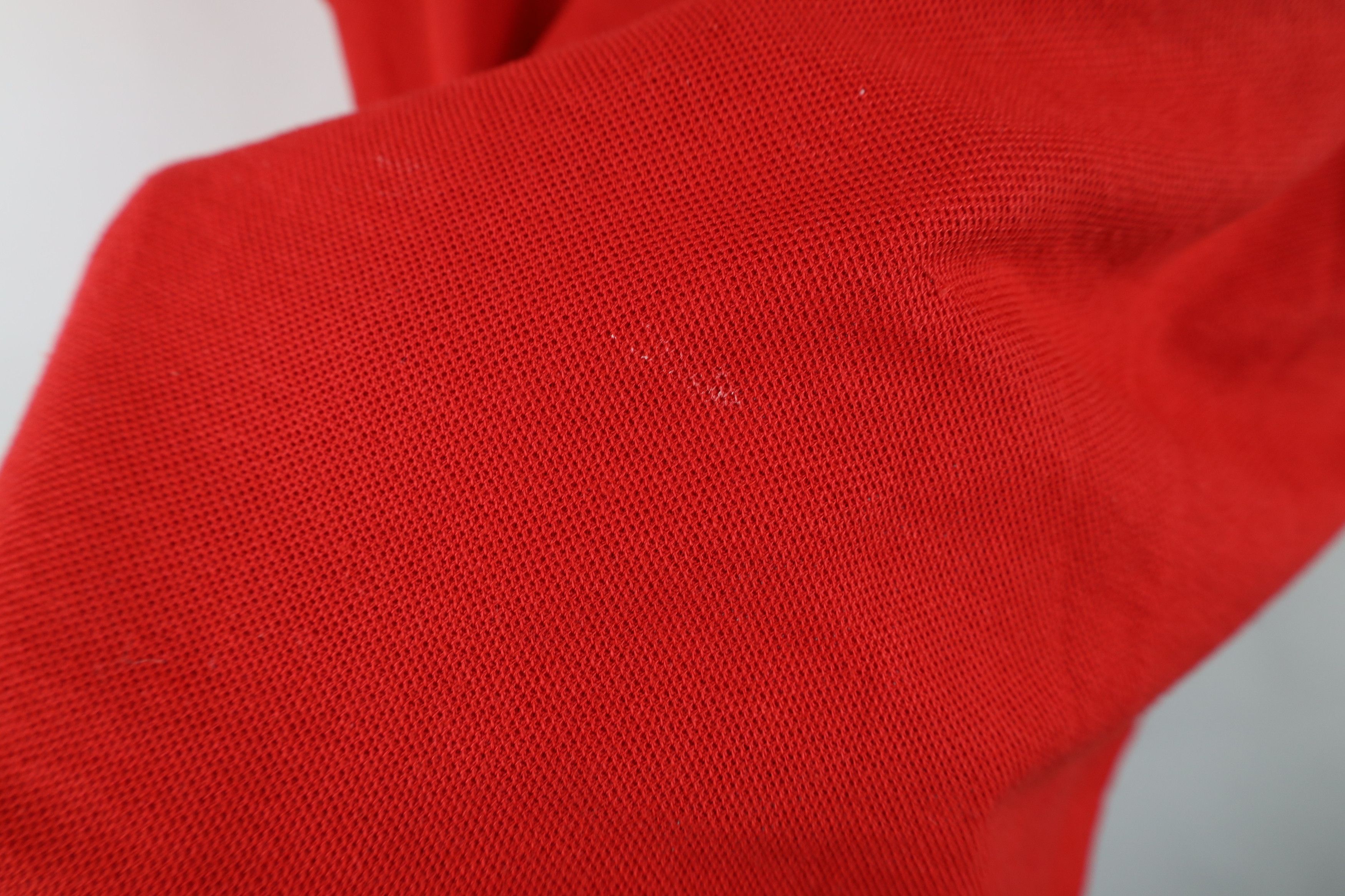 Vintage Vintage 80s 90s Dolphin Aviation Jet Service Polo Shirt Red Size US L / EU 52-54 / 3 - 6 Thumbnail