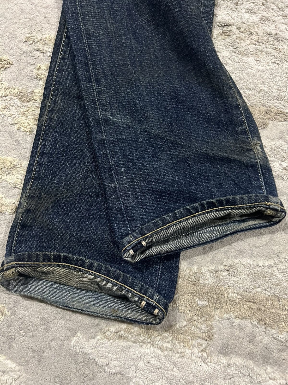 Oni Vintage Uniqlo 🇯🇵 Mud Wash Selvedge Denim Jeans Regular Cut Size US 28 / EU 44 - 7 Thumbnail
