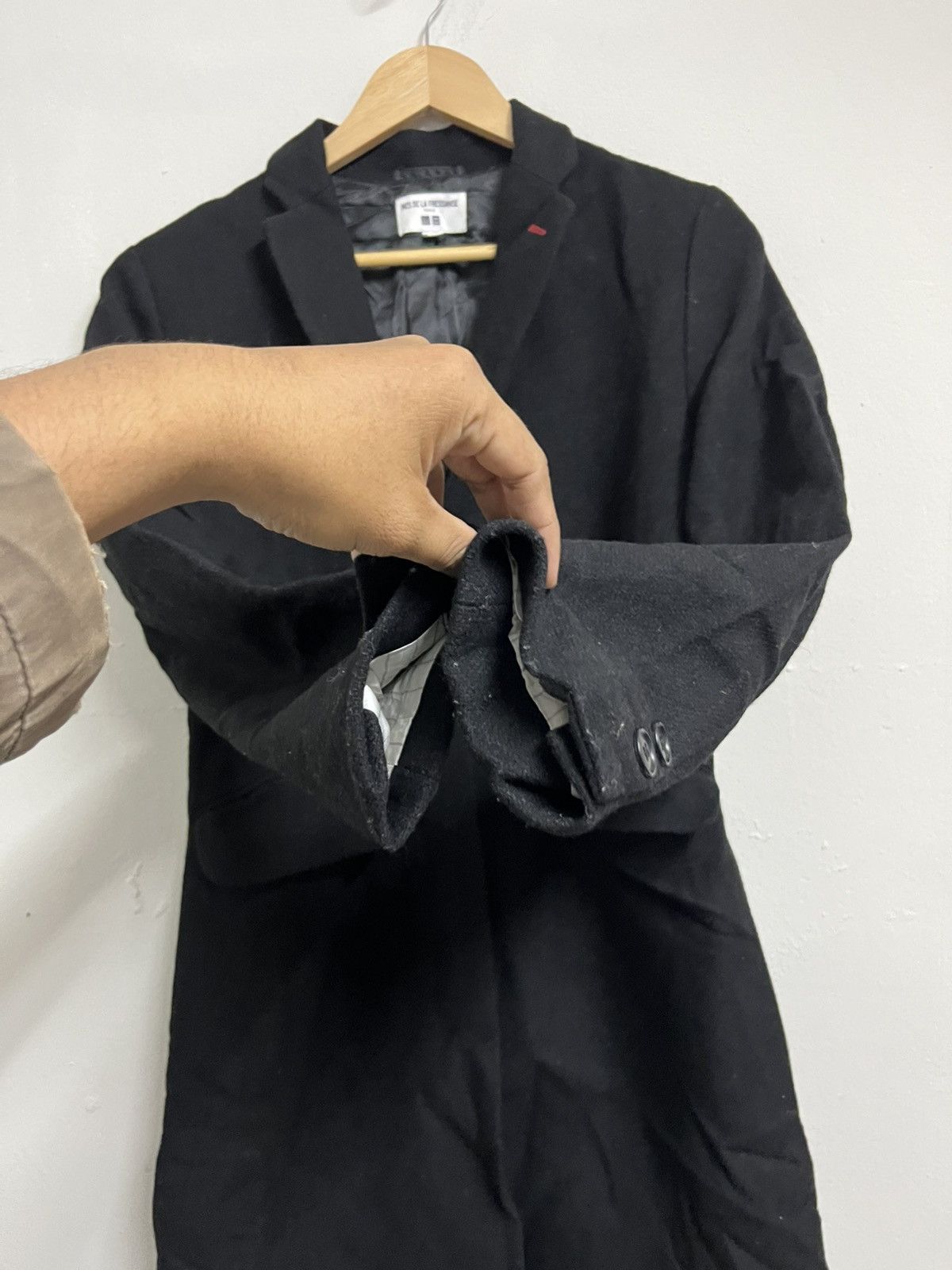 Marni 💥Uniqlo X Ines De La Fressance Wool Balck Long Jackets Size L / US 10 / IT 46 - 6 Thumbnail