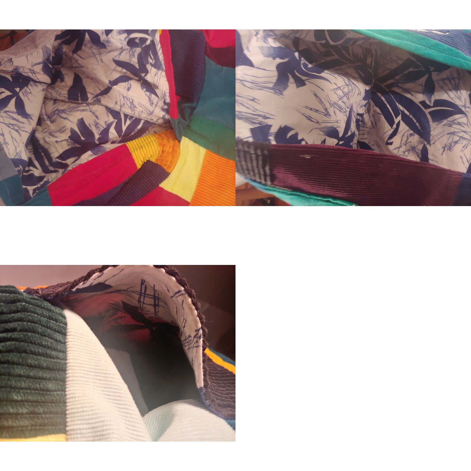 Rainbow Handmade Rainbow Patchwork Pullover Hoodie XS/S Unisex Festival Bohemian Size XS / US 0-2 / IT 36-38 - 8 Thumbnail