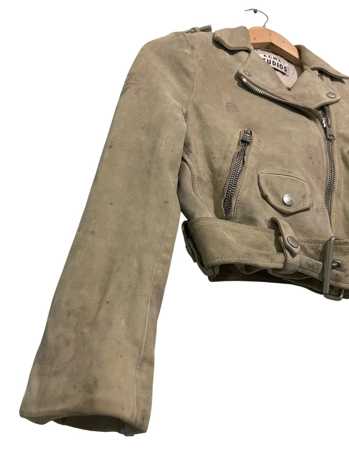 Acne Studios ACNE STUDIOS Suede Biker Jacket Size US S / EU 44-46 / 1 - 2 Thumbnail