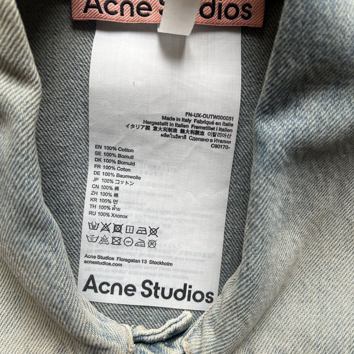 Acne Studios Acne Studios Dirty Wash Oversize Denim Jacket Size US M / EU 48-50 / 2 - 4 Thumbnail