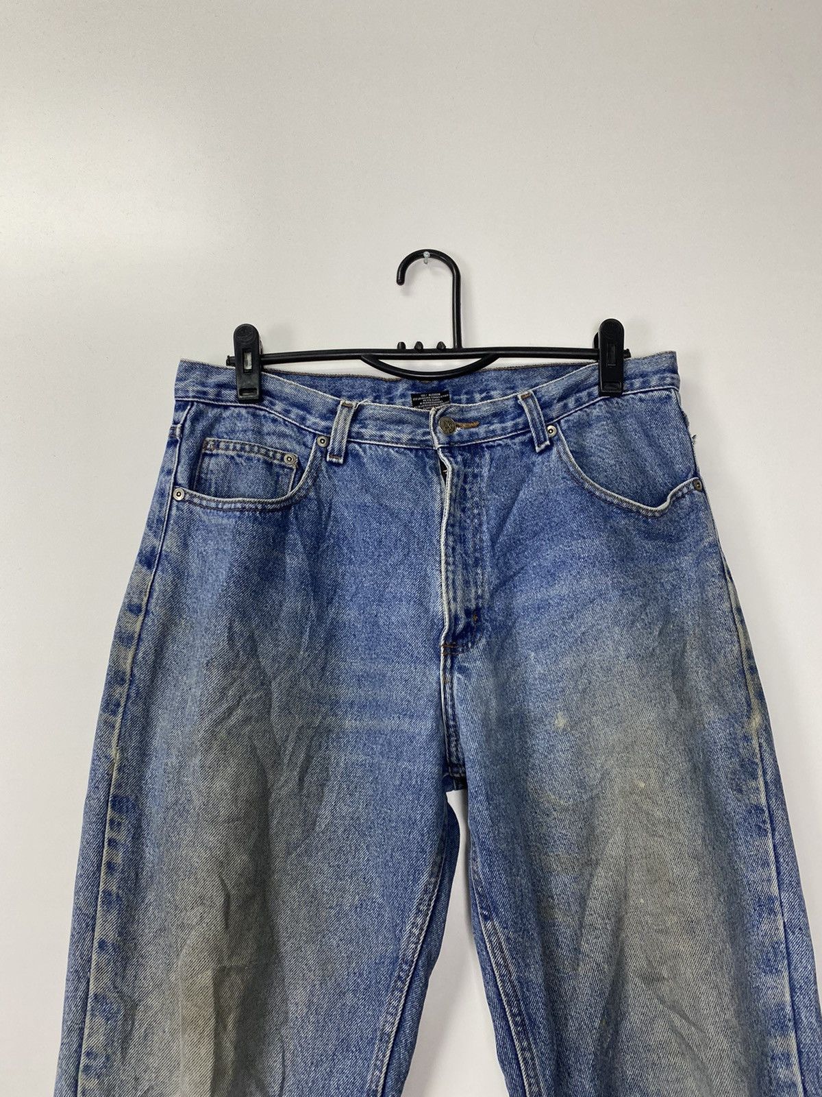 Japanese Brand × Vintage Threestar Denim Size US 34 / EU 50 - 2 Thumbnail