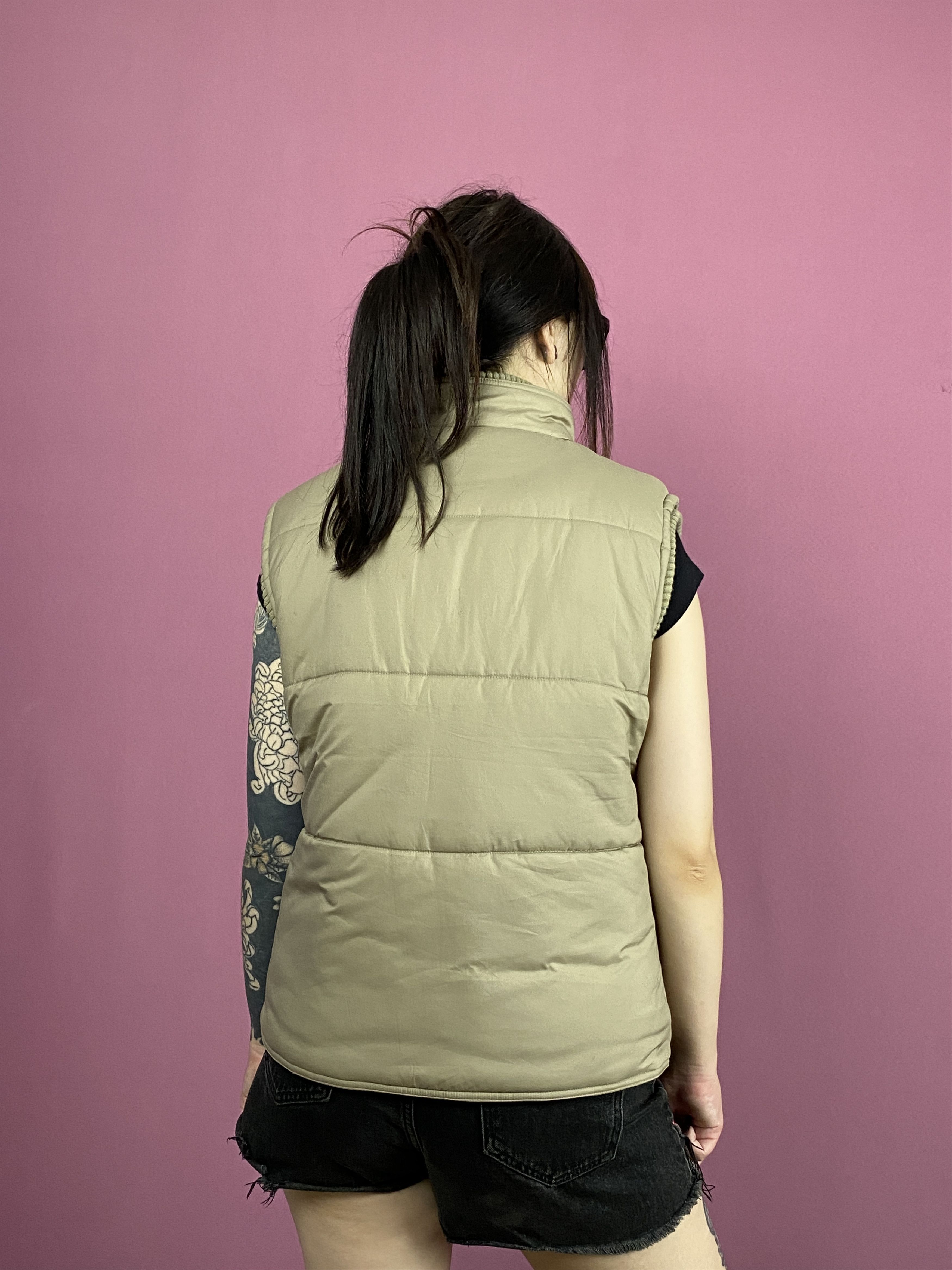 Reebok × Vintage 90s Reebok Vintage Women's Puffer Vest - L Size L / US 10 / IT 46 - 3 Thumbnail