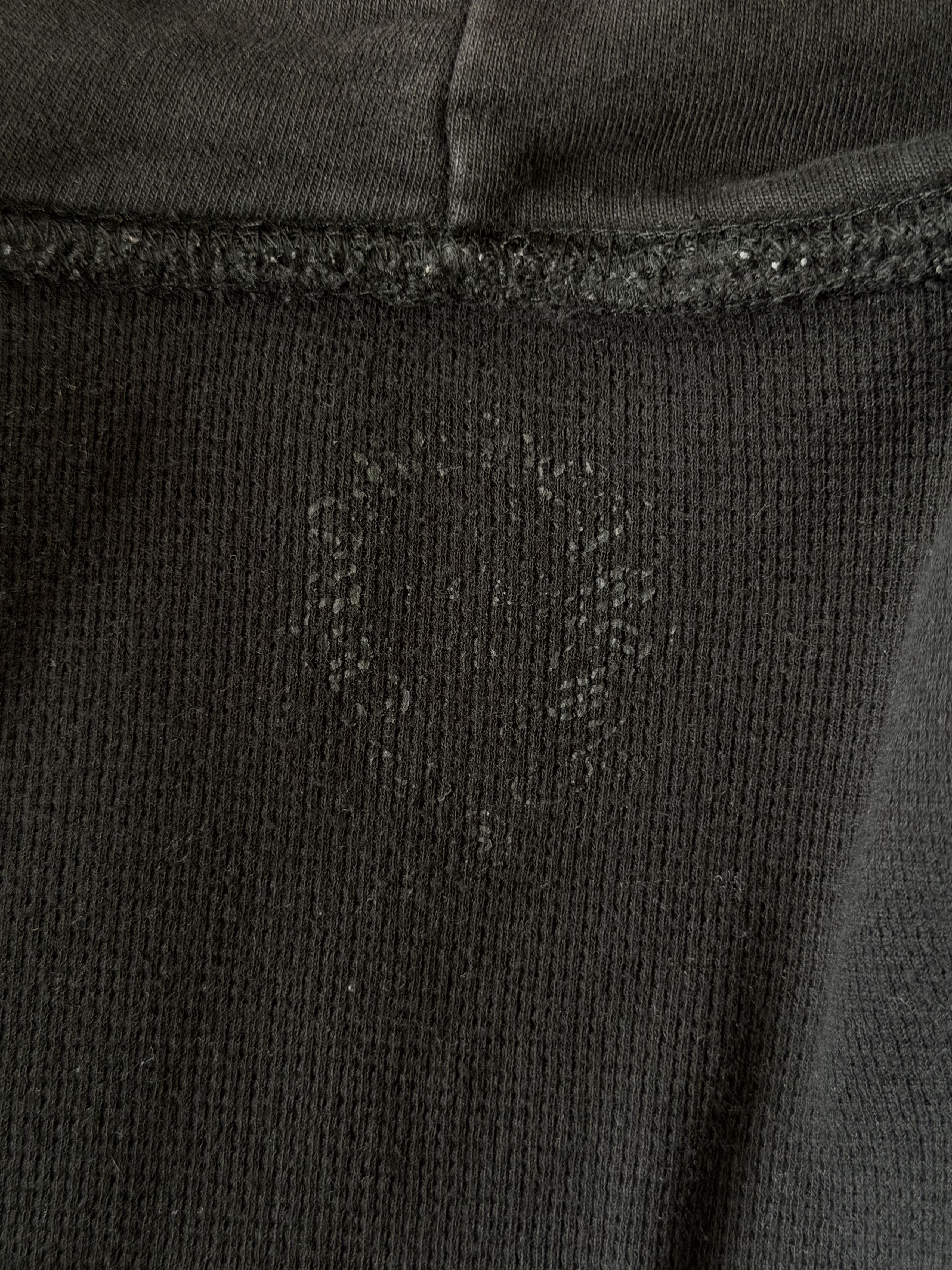 Chrome Hearts Black & White Malibu Cross Logo Zip Up Thermal Hoodie Size US S / EU 44-46 / 1 - 3 Thumbnail