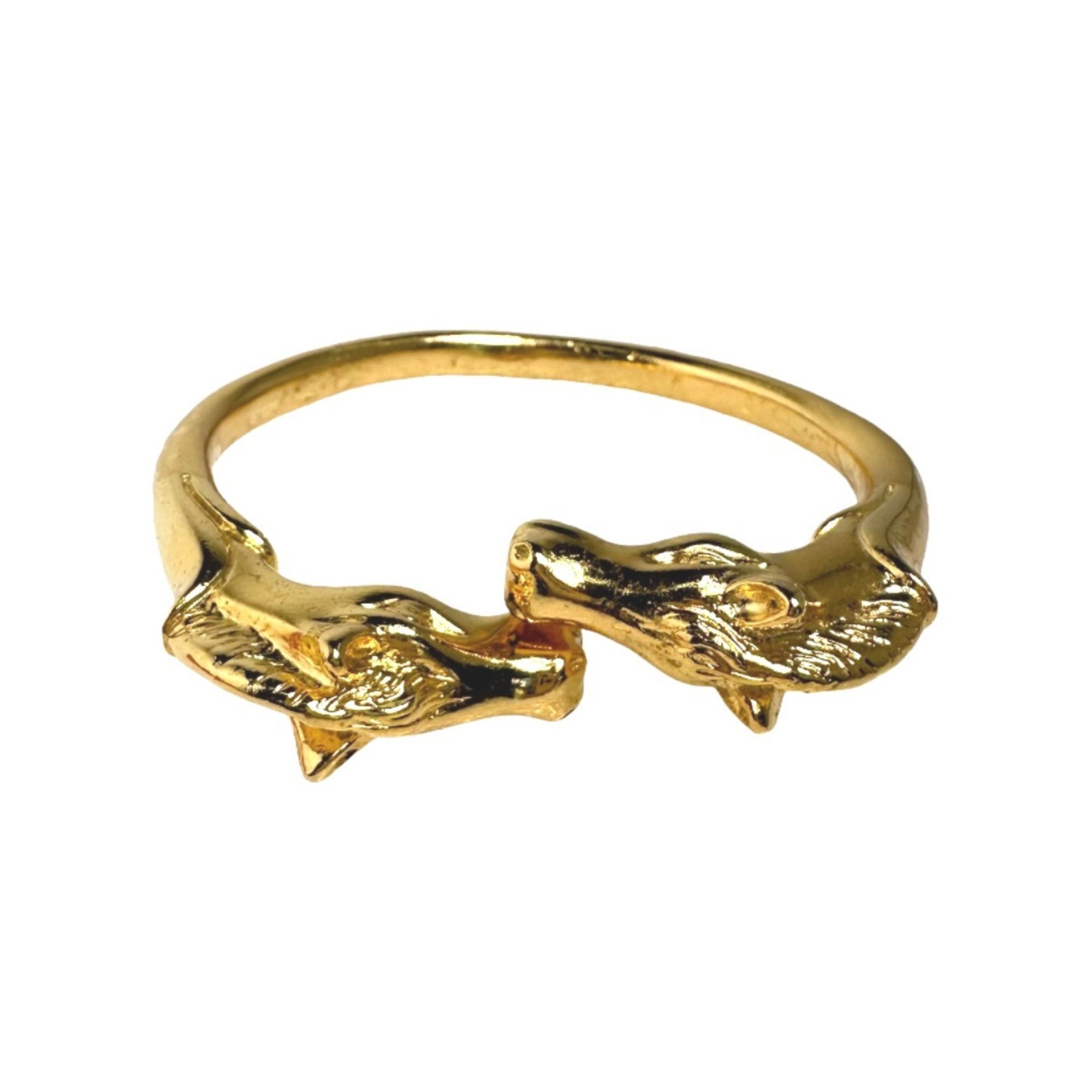 image of Hermes Bracelet Vintage Cheval Horse Gold Bangle, Women's