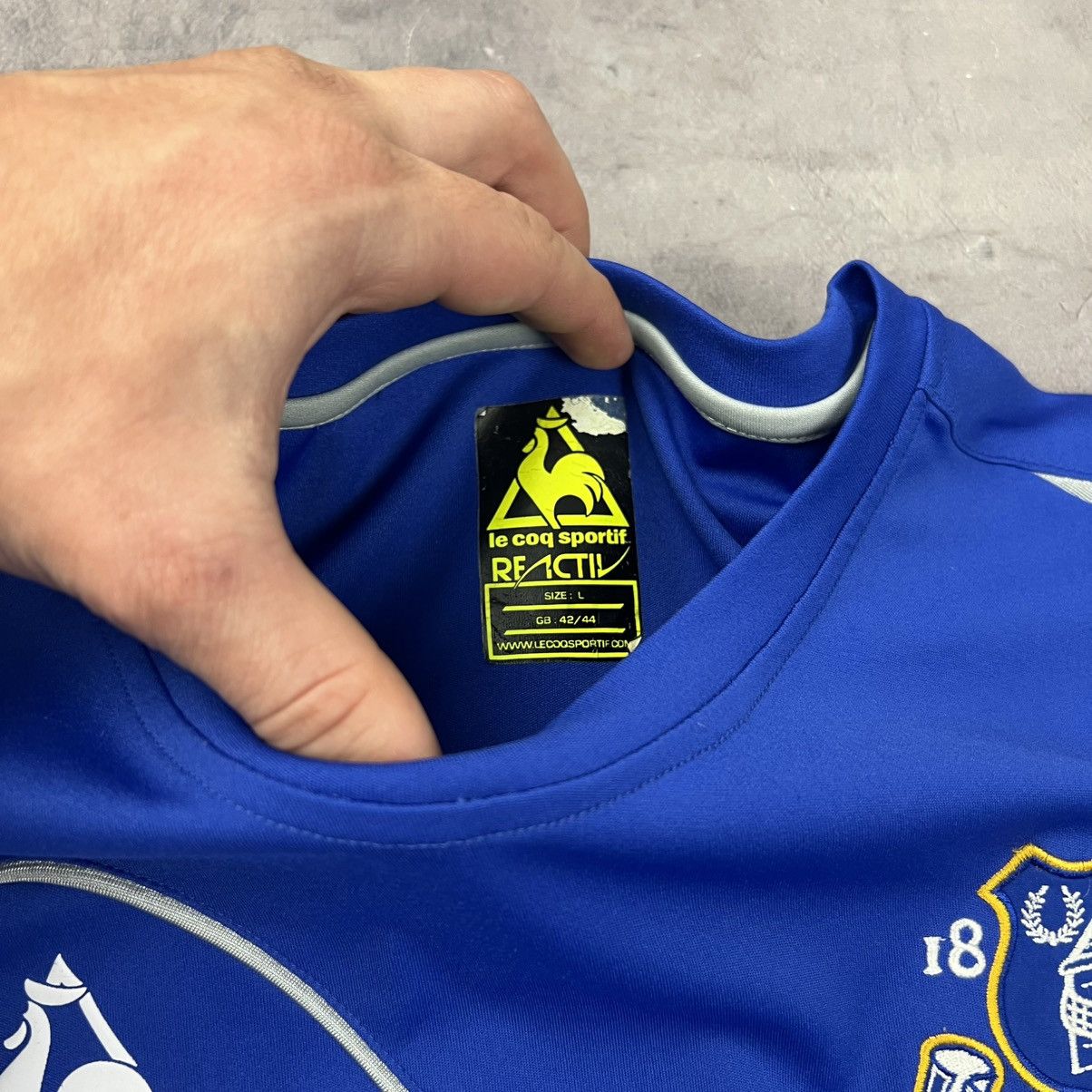 Le Coq Sportif Rare! Everton Le Coq Sportif Soccer Jersey Shirt 00s Size US L / EU 52-54 / 3 - 15 Thumbnail