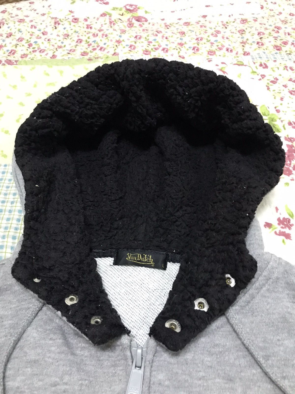 Vintage × Von Dutch Von Dutch Zipper Hoodie Size M / US 6-8 / IT 42-44 - 5 Thumbnail