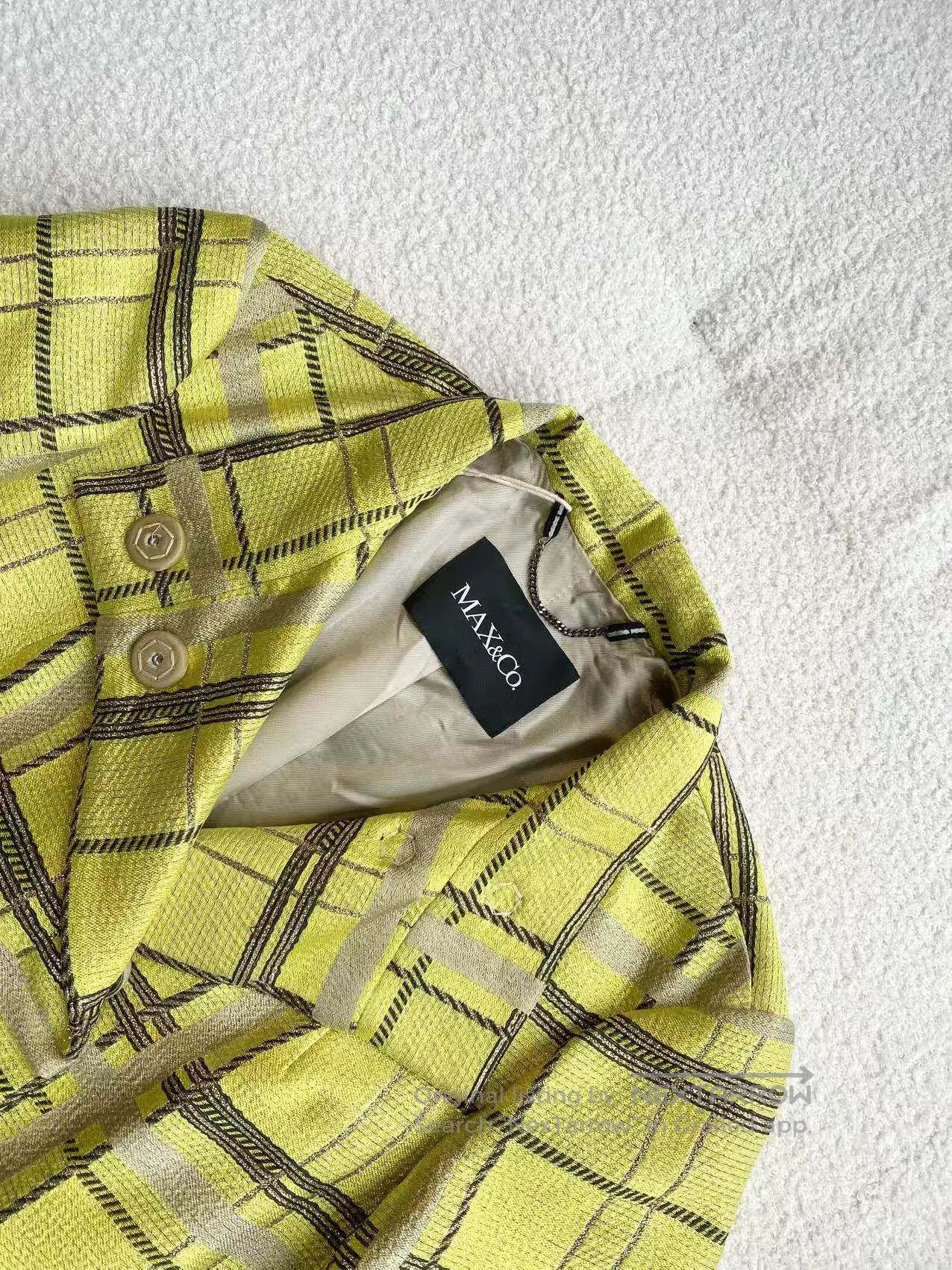 Max Mara Max Mara Plaid coat| Size XXS / US 00 / IT 34 - 4 Thumbnail