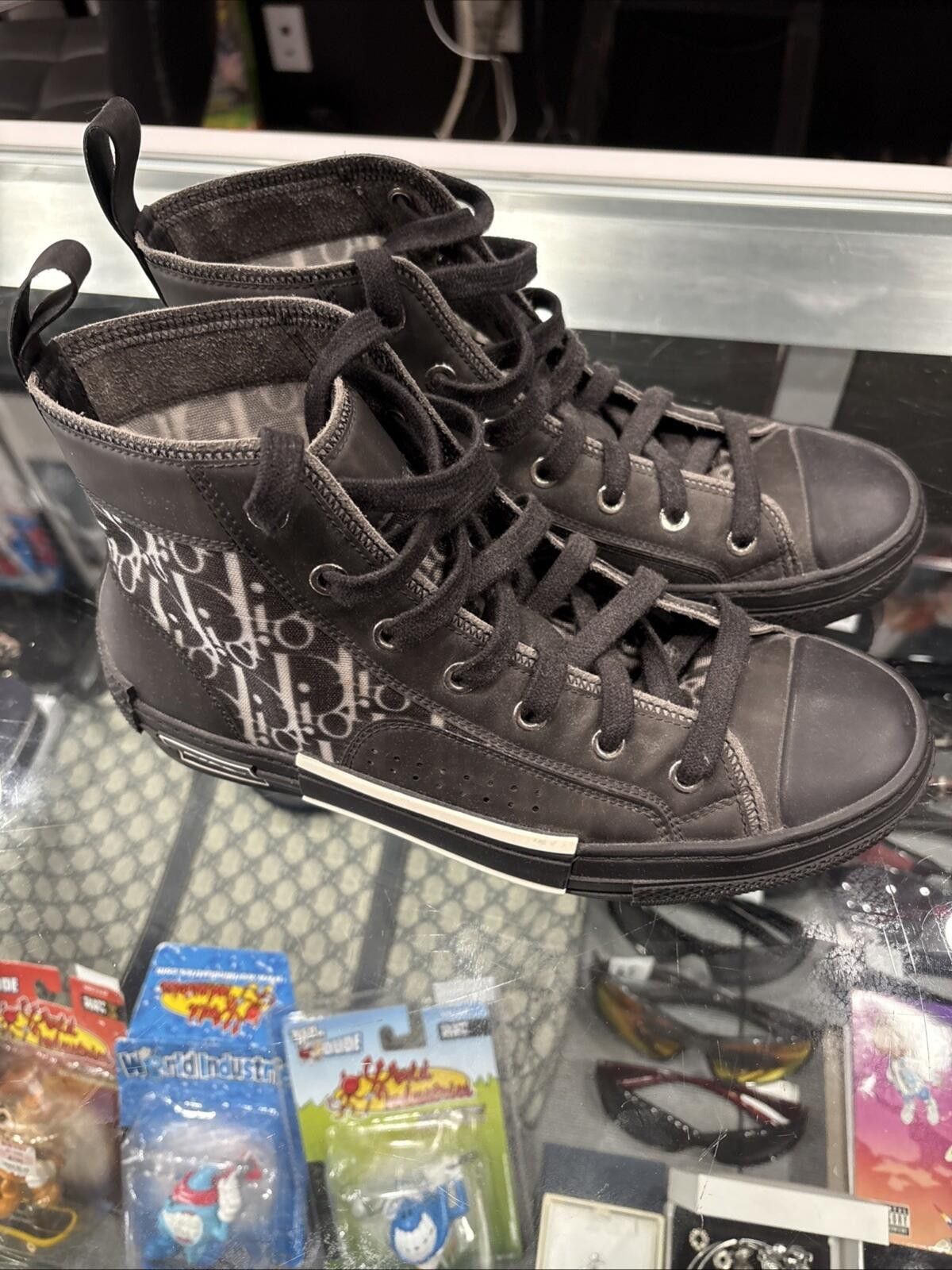 Dior Men’s Dior High Top Luxury Shoes Size US 8 / EU 41 - 1 Thumbnail
